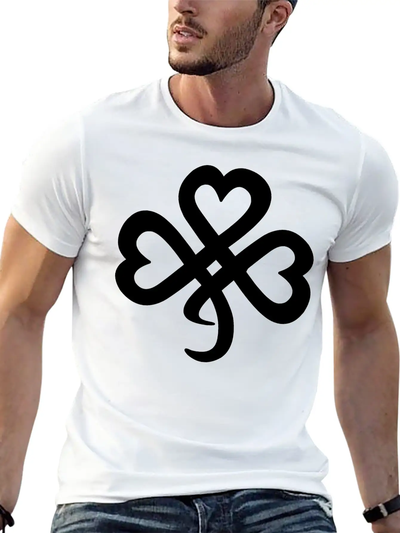 Celtic Leaf Clover Soft Cotton Short Sleeve Tee ¨C Unisex Wardrobe Staple