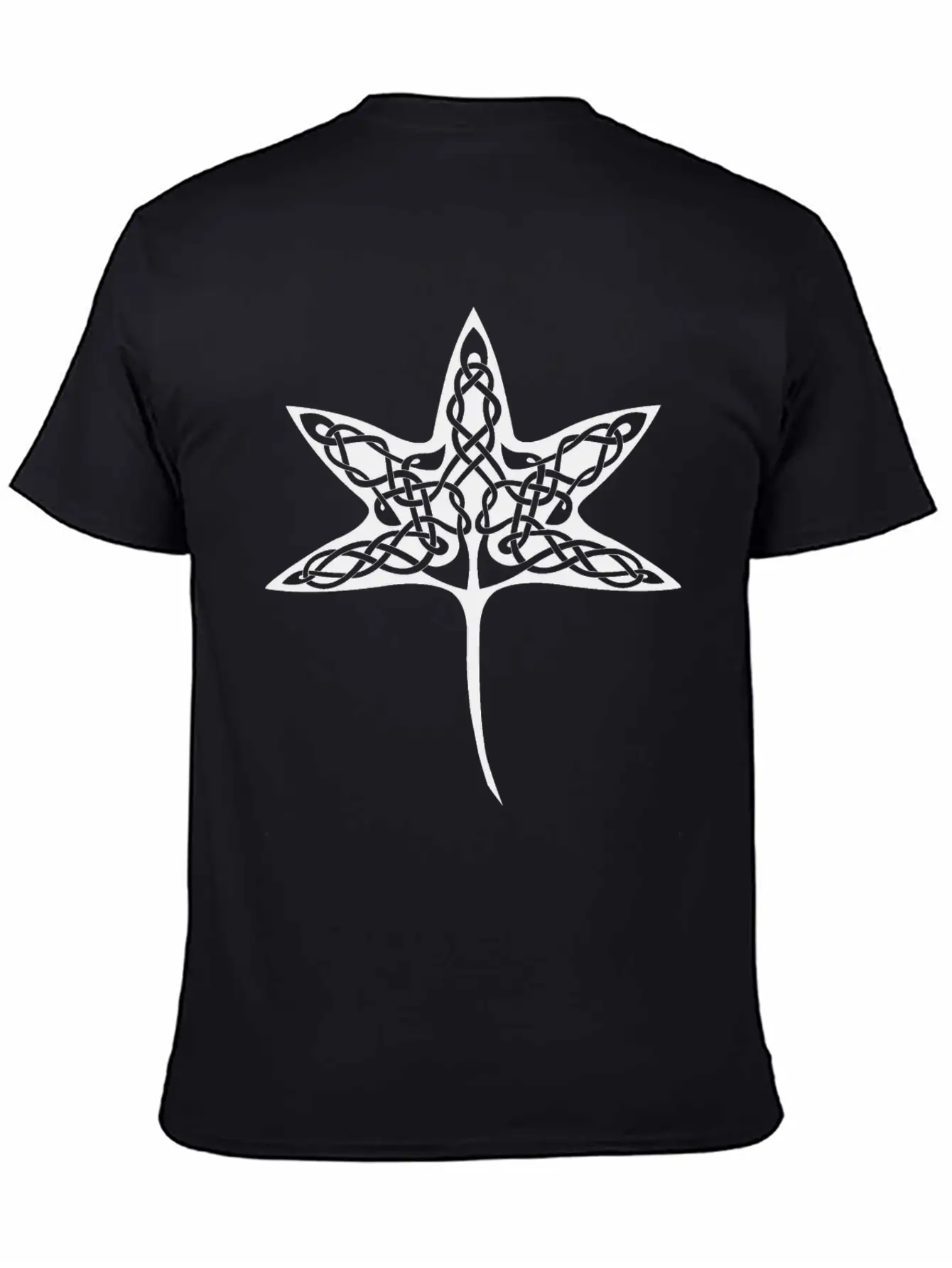 Celtic Tree Leaf Basic Graphic T-Shirt ¨C Daily Comfort In Soft Cotton