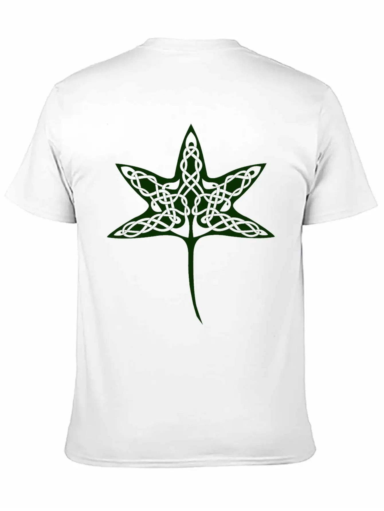 Celtic Tree Leaf Basic Graphic T-Shirt ¨C Daily Comfort In Soft Cotton