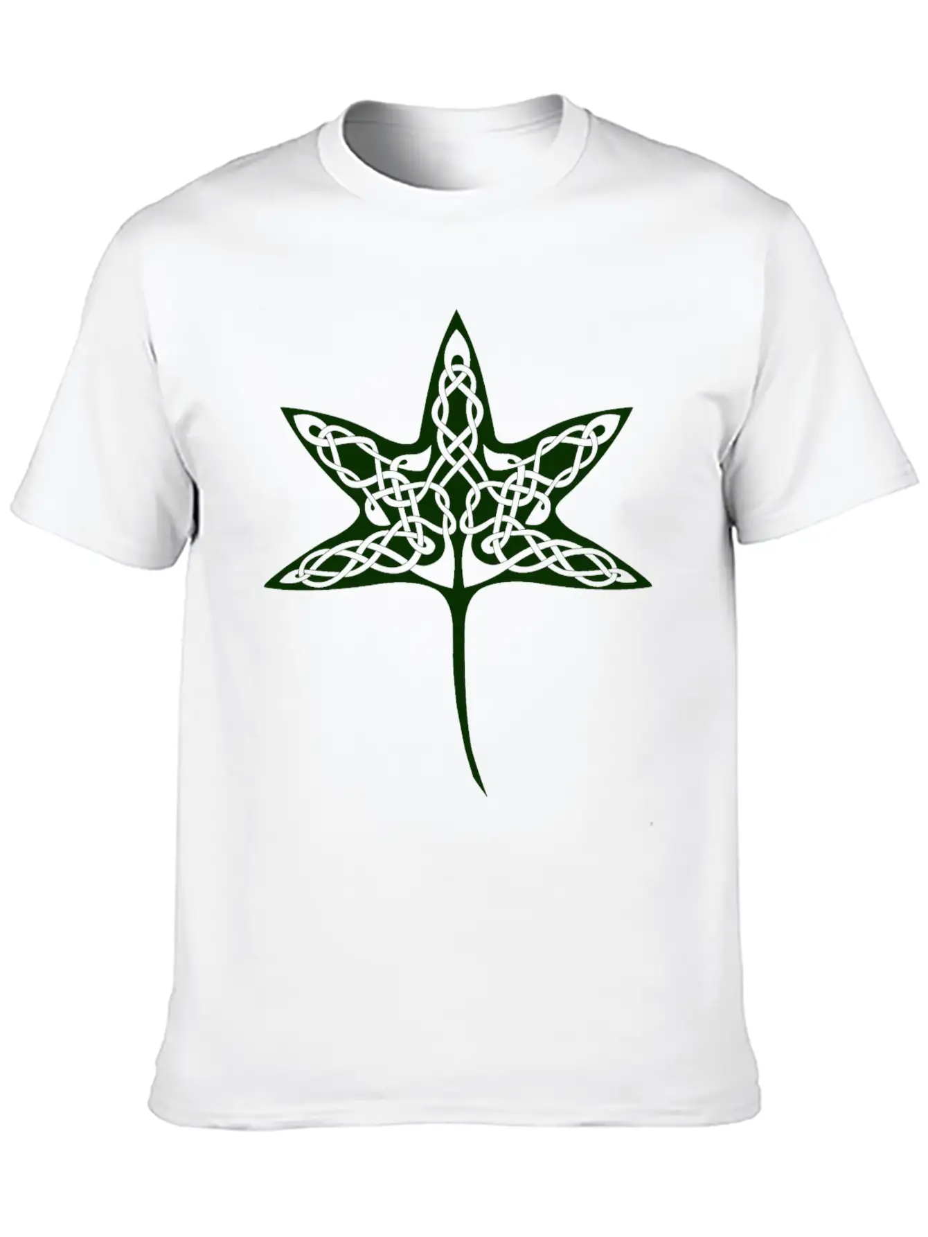 Celtic Tree Leaf Basic Graphic T-Shirt ¨C Daily Comfort In Soft Cotton