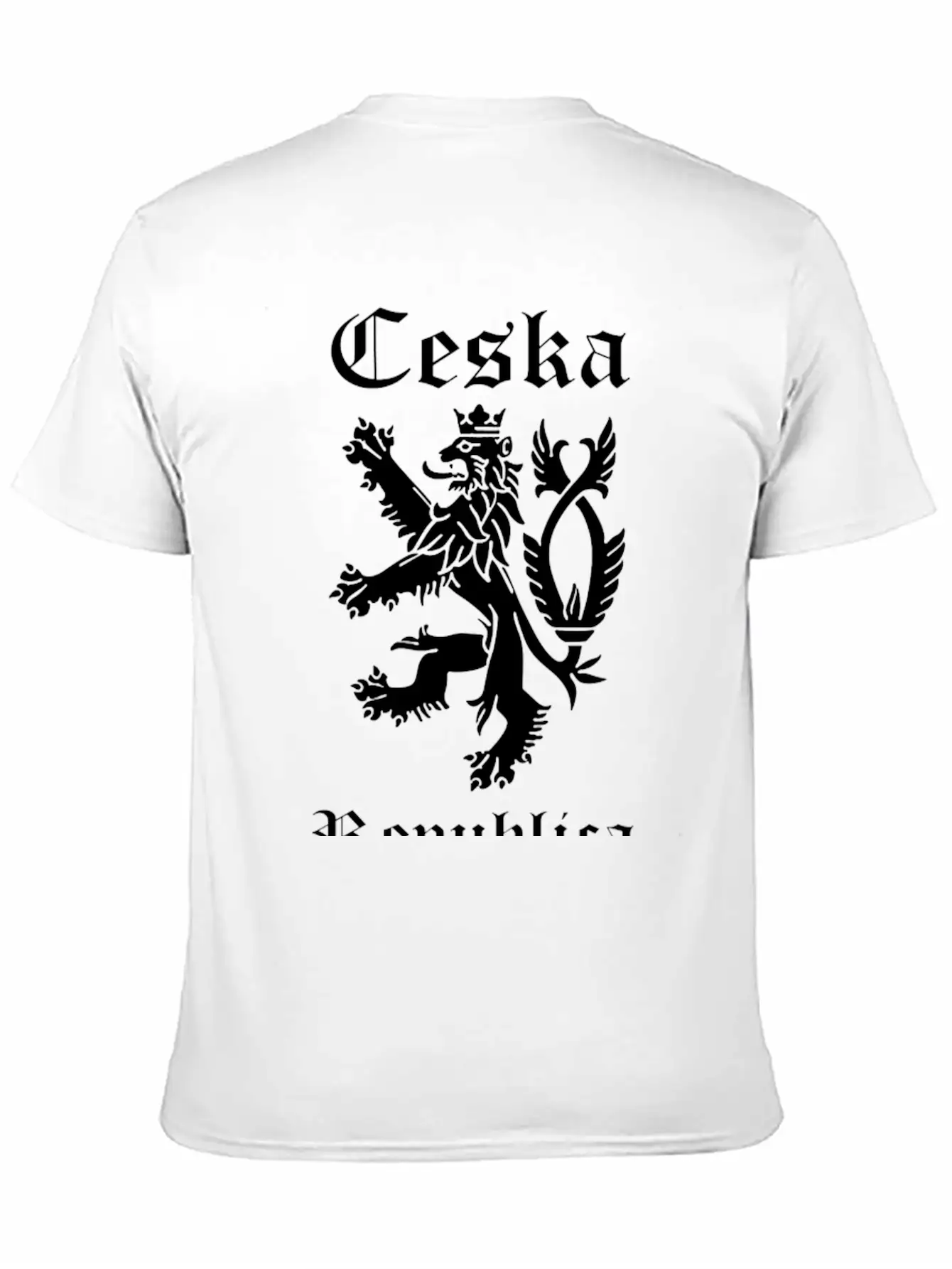 CESKA Czech Republic Lion Rampant Basic Graphic T-Shirt ¨C Daily Comfort In Soft Cotton