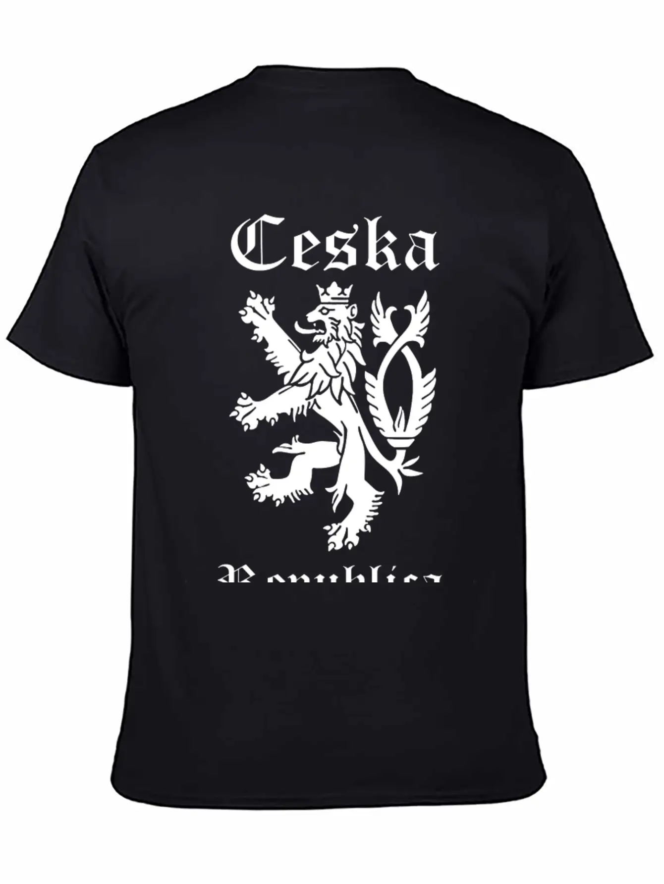 CESKA Czech Republic Lion Rampant Basic Graphic T-Shirt ¨C Daily Comfort In Soft Cotton
