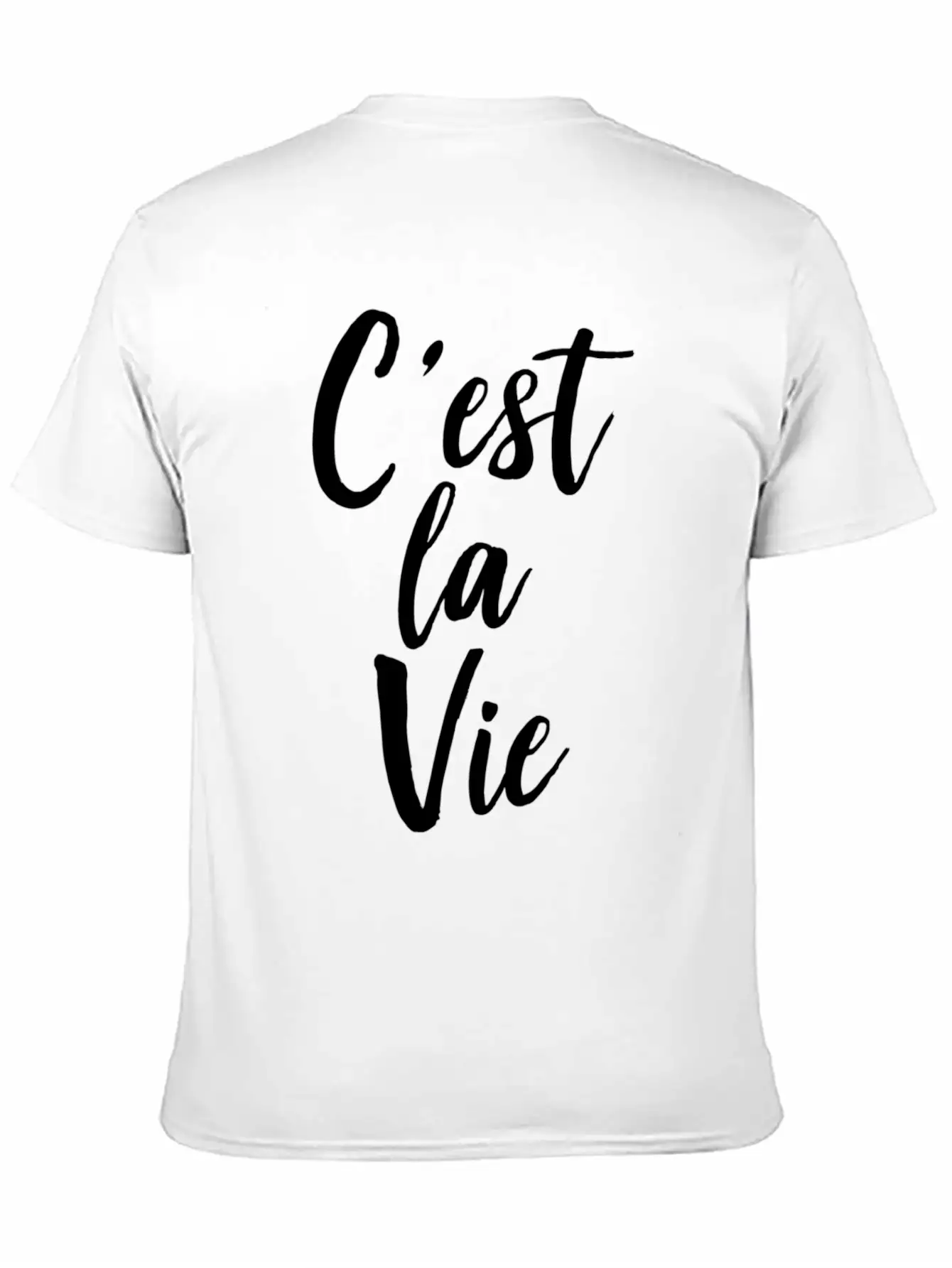 C'Est La Vie Basic Graphic T-Shirt ¨C Daily Comfort In Soft Cotton