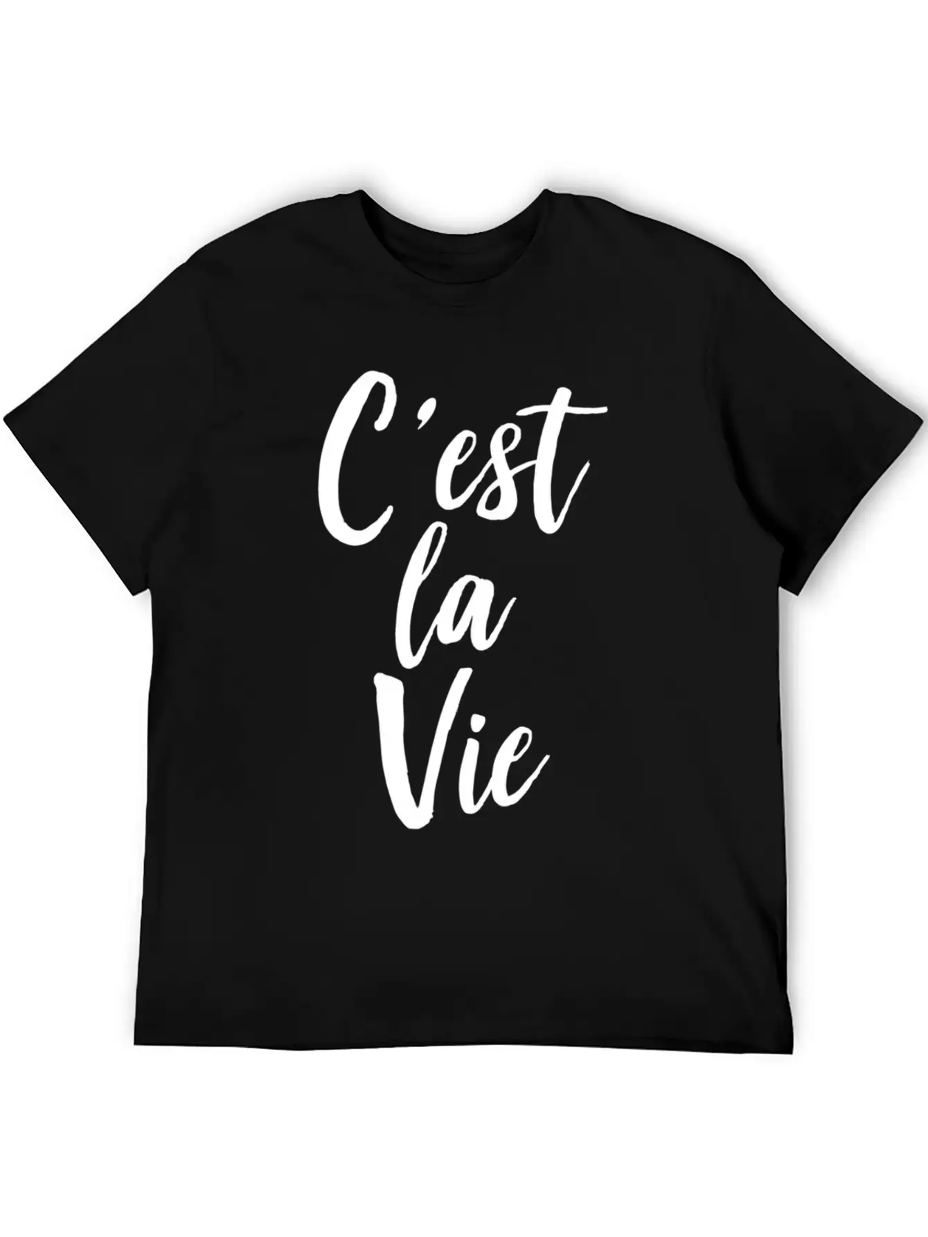 C'Est La Vie Basic Graphic T-Shirt ¨C Daily Comfort In Soft Cotton