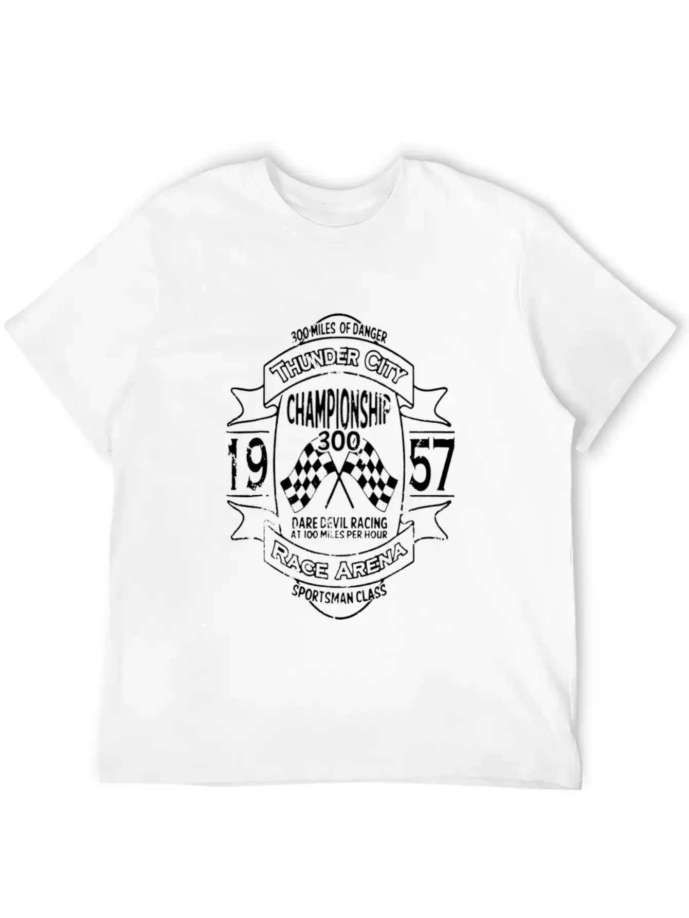 Championship 300 1957 Basic Graphic T-Shirt ¨C Daily Comfort In Soft Cotton