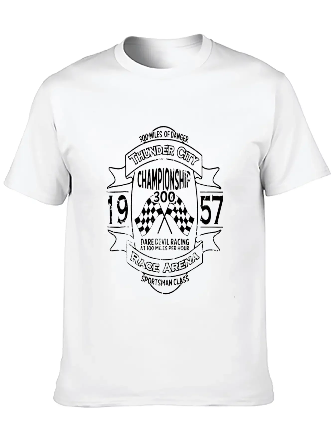 Championship 300 1957 Basic Graphic T-Shirt ¨C Daily Comfort In Soft Cotton