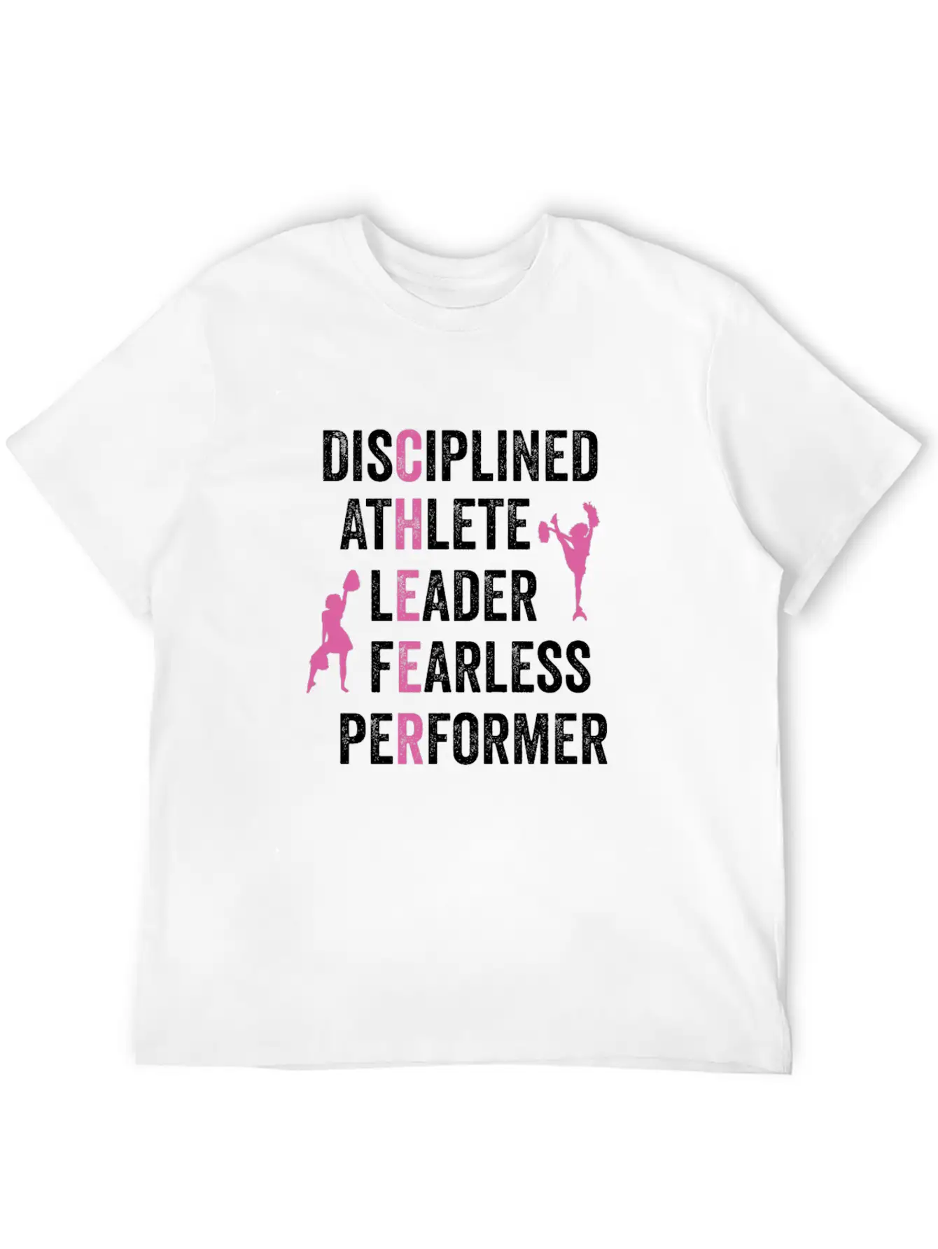 Cheer Quote For Cheerleader Basic Graphic T-Shirt ¨C Daily Comfort In Soft Cotton