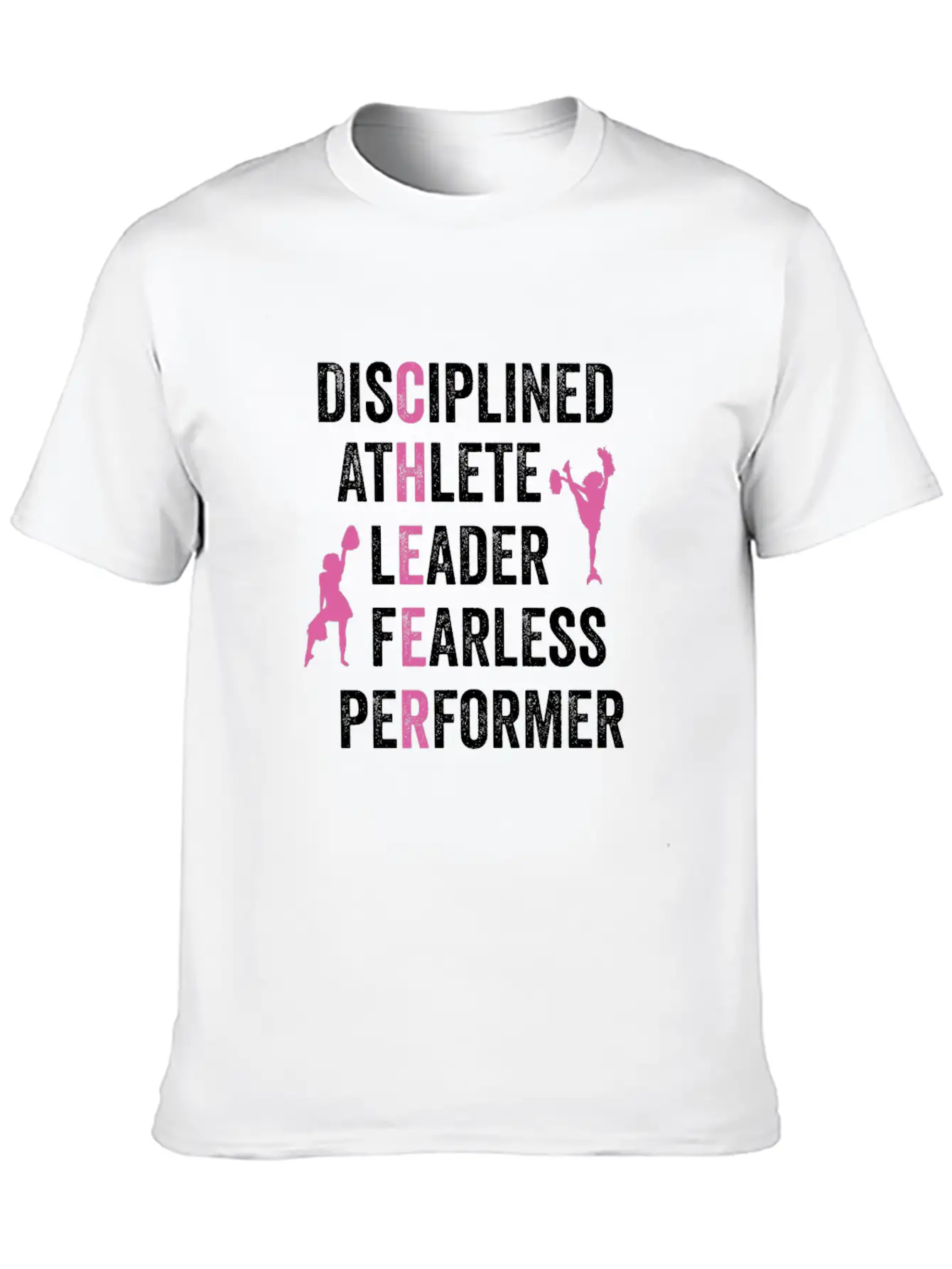 Cheer Quote For Cheerleader Basic Graphic T-Shirt ¨C Daily Comfort In Soft Cotton