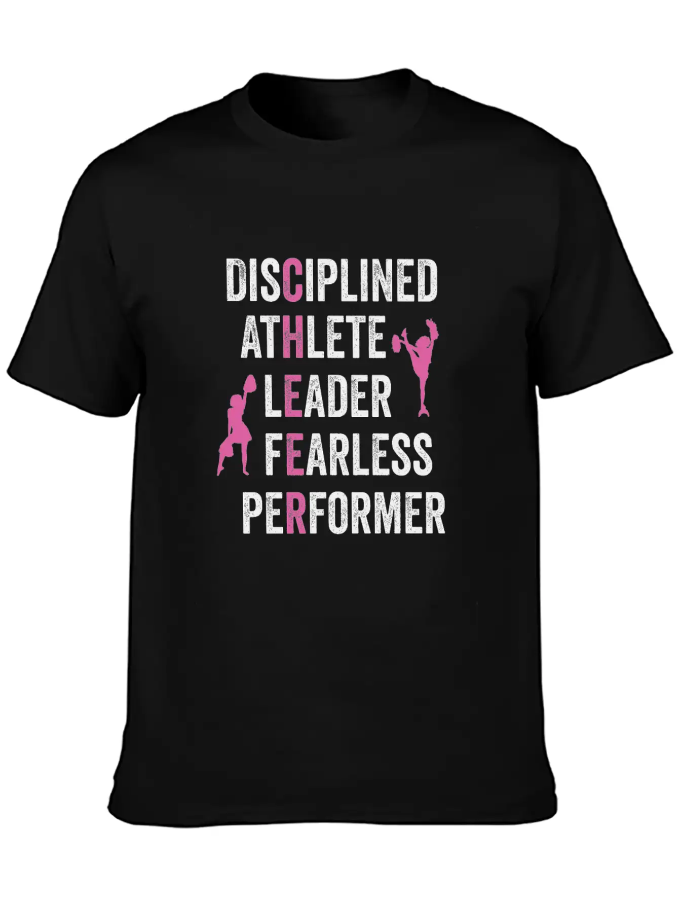 Cheer Quote For Cheerleader Basic Graphic T-Shirt ¨C Daily Comfort In Soft Cotton