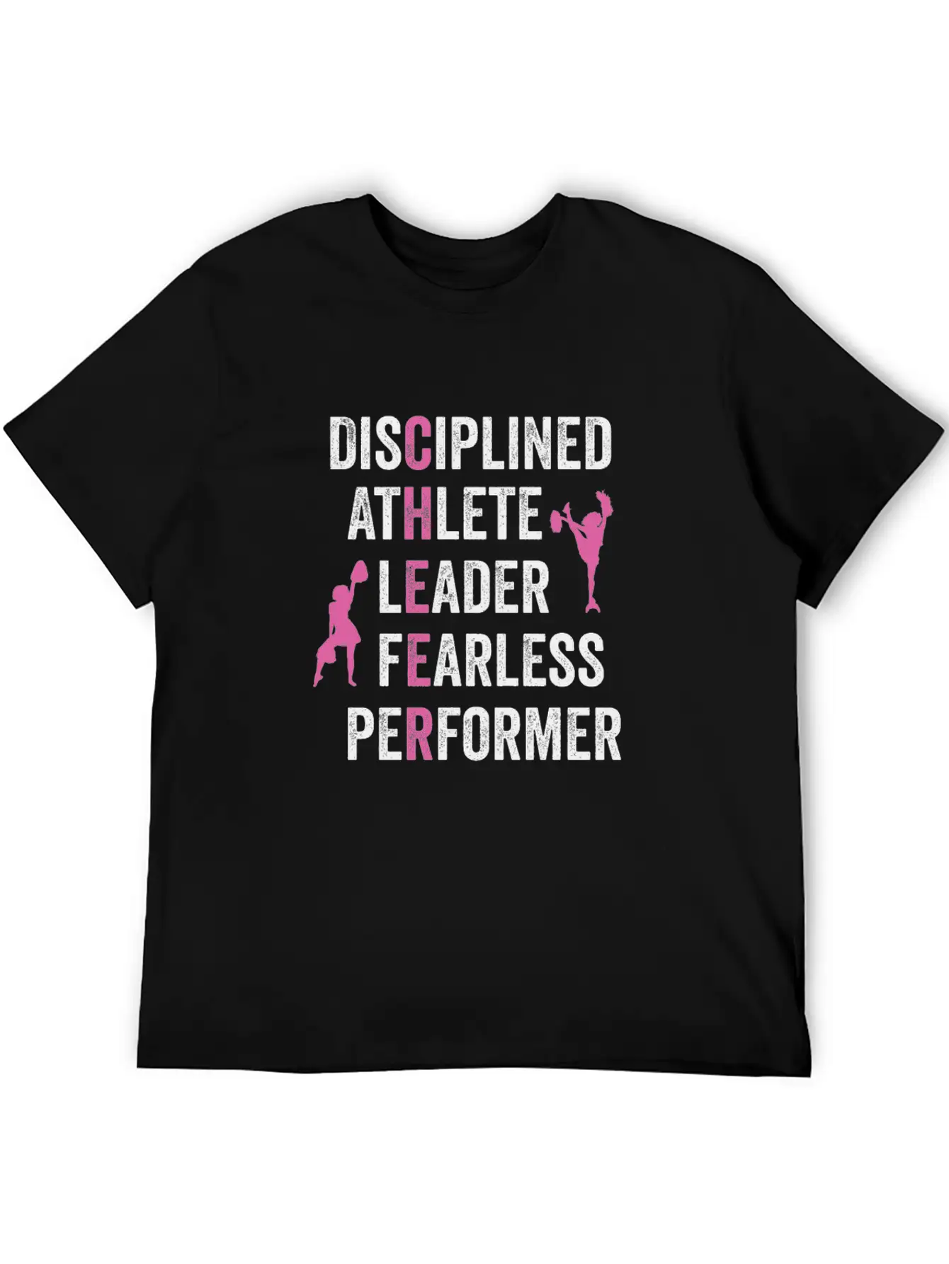 Cheer Quote For Cheerleader Basic Graphic T-Shirt ¨C Daily Comfort In Soft Cotton