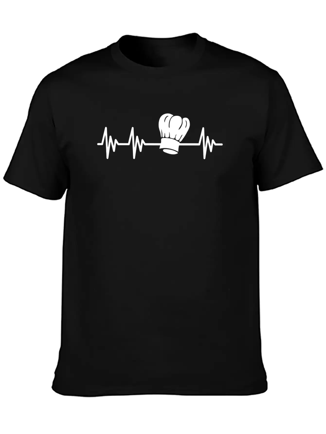 Chef Cooking Cook Heartbeat Essential Cotton Tee For Daily Outfits ¨C Unisex Style