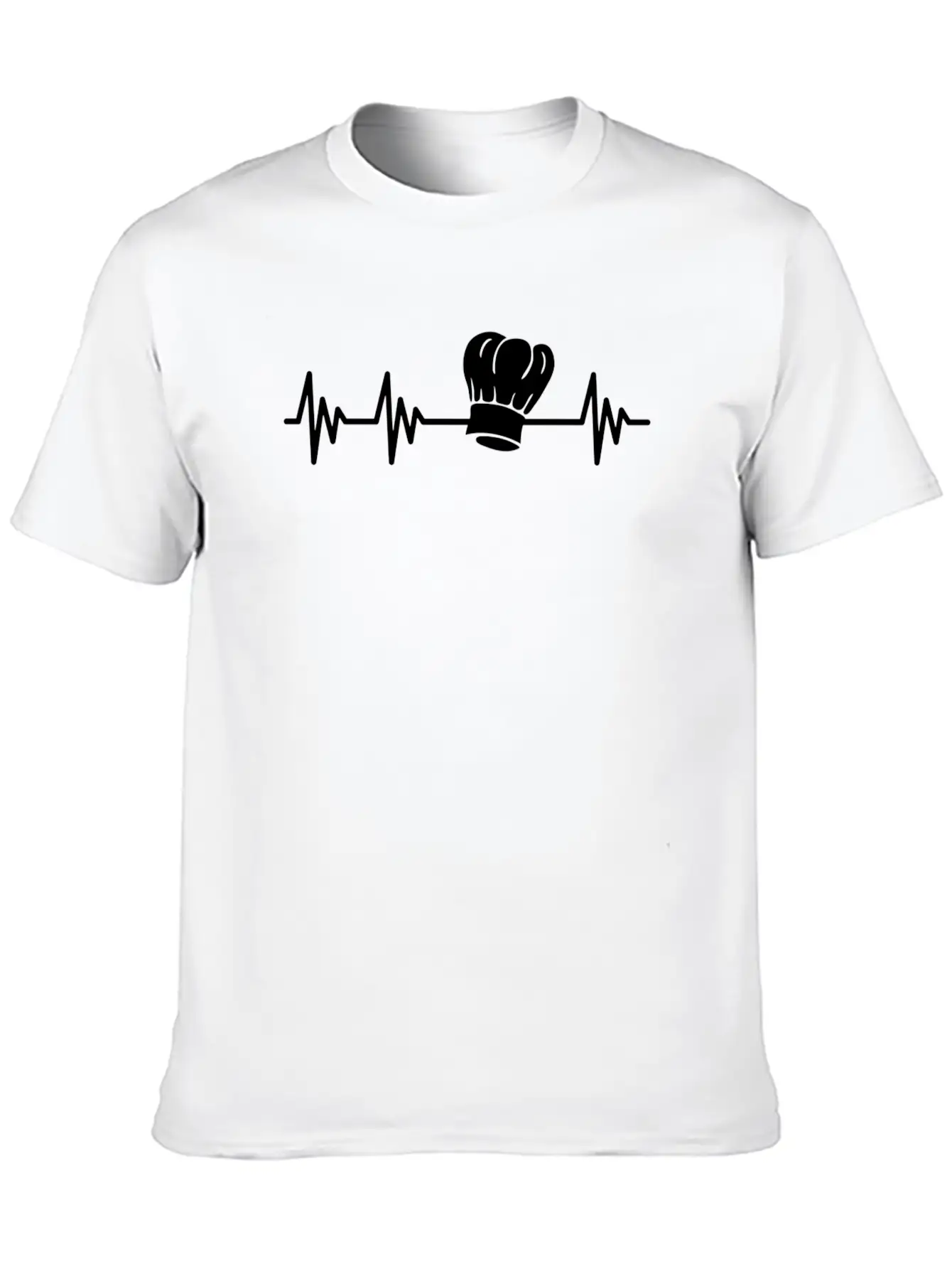 Chef Cooking Cook Heartbeat Essential Cotton Tee For Daily Outfits ¨C Unisex Style
