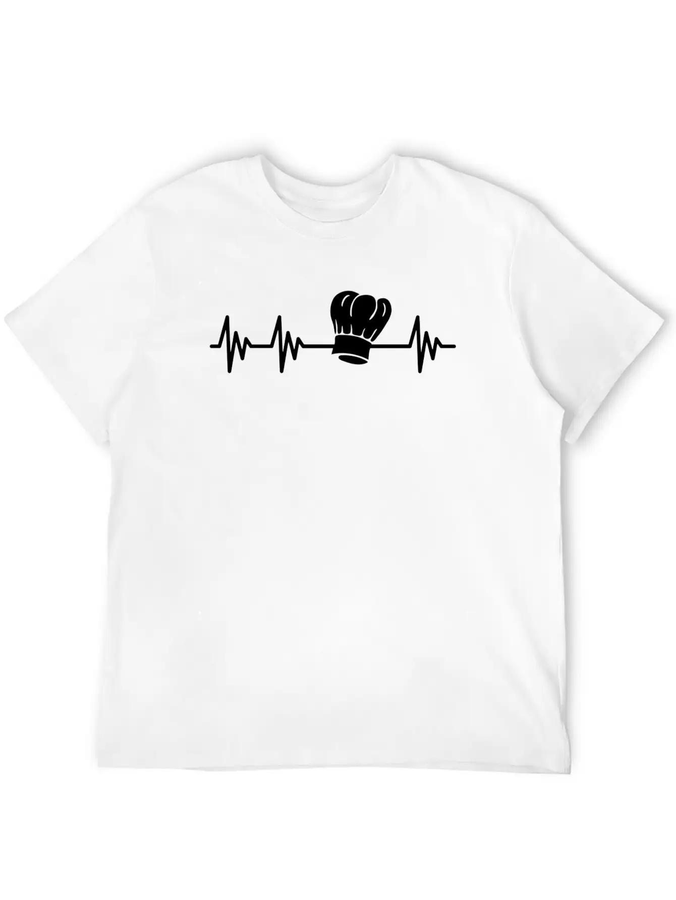 Chef Cooking Cook Heartbeat Essential Cotton Tee For Daily Outfits ¨C Unisex Style