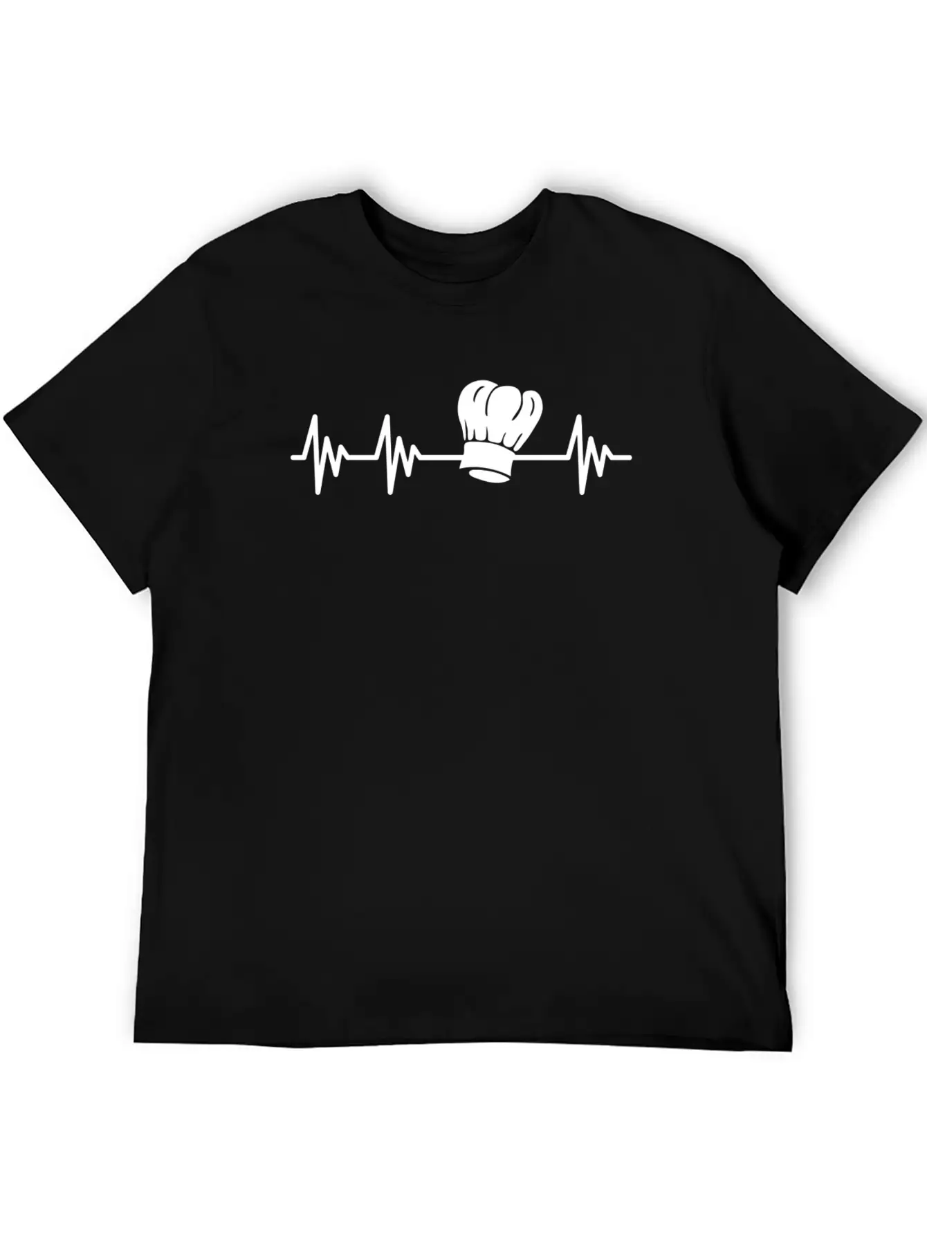 Chef Cooking Cook Heartbeat Essential Cotton Tee For Daily Outfits ¨C Unisex Style