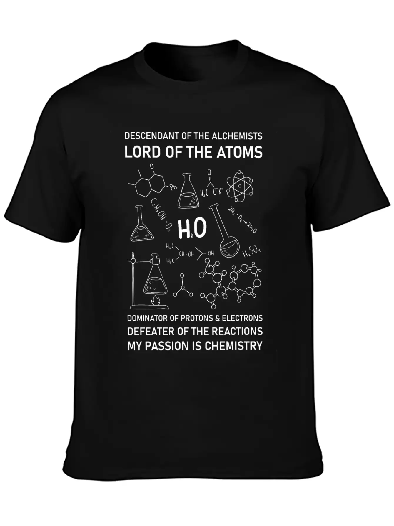 Chemistry Chemist Alchemists Alchemy Chemical Soft Cotton Short Sleeve Tee ¨C Unisex Wardrobe Staple