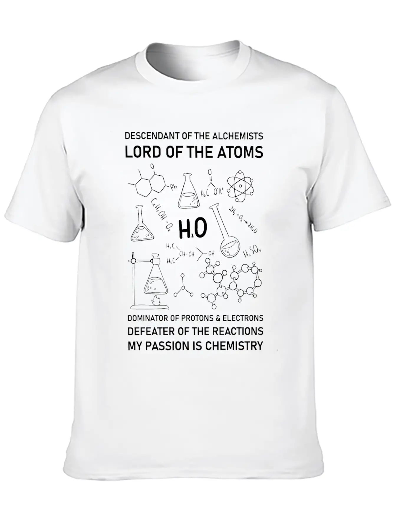 Chemistry Chemist Alchemists Alchemy Chemical Soft Cotton Short Sleeve Tee ¨C Unisex Wardrobe Staple
