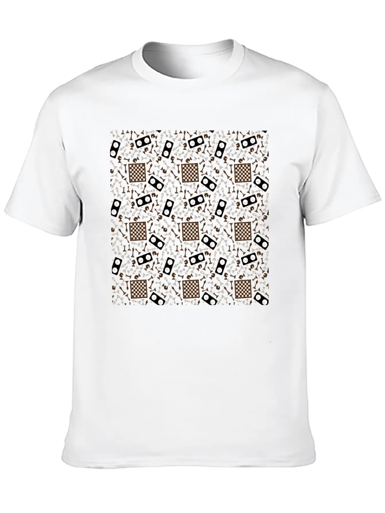 Chess Pattern | Strategy Tactic Board Game Soft Cotton Short Sleeve Tee ¨C Unisex Wardrobe Staple