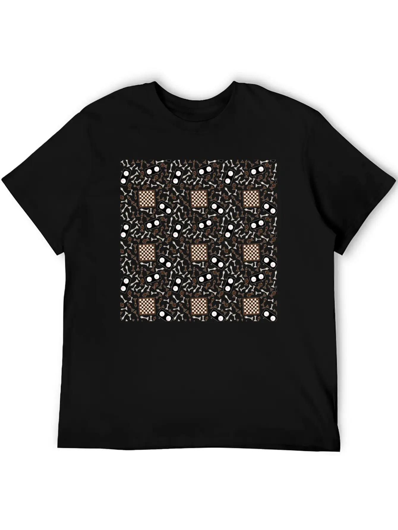 Chess Pattern | Strategy Tactic Board Game Soft Cotton Short Sleeve Tee ¨C Unisex Wardrobe Staple