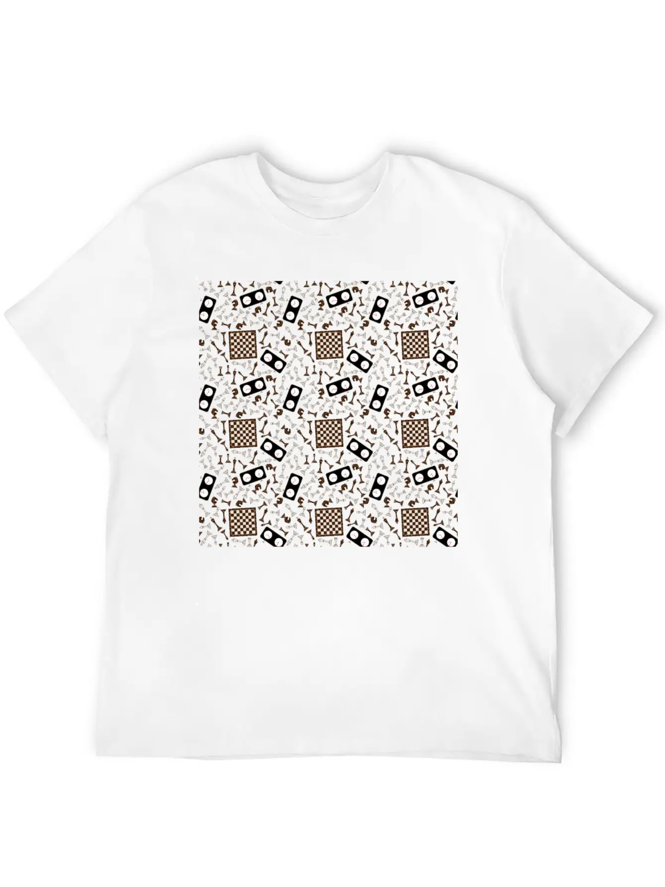 Chess Pattern | Strategy Tactic Board Game Soft Cotton Short Sleeve Tee ¨C Unisex Wardrobe Staple