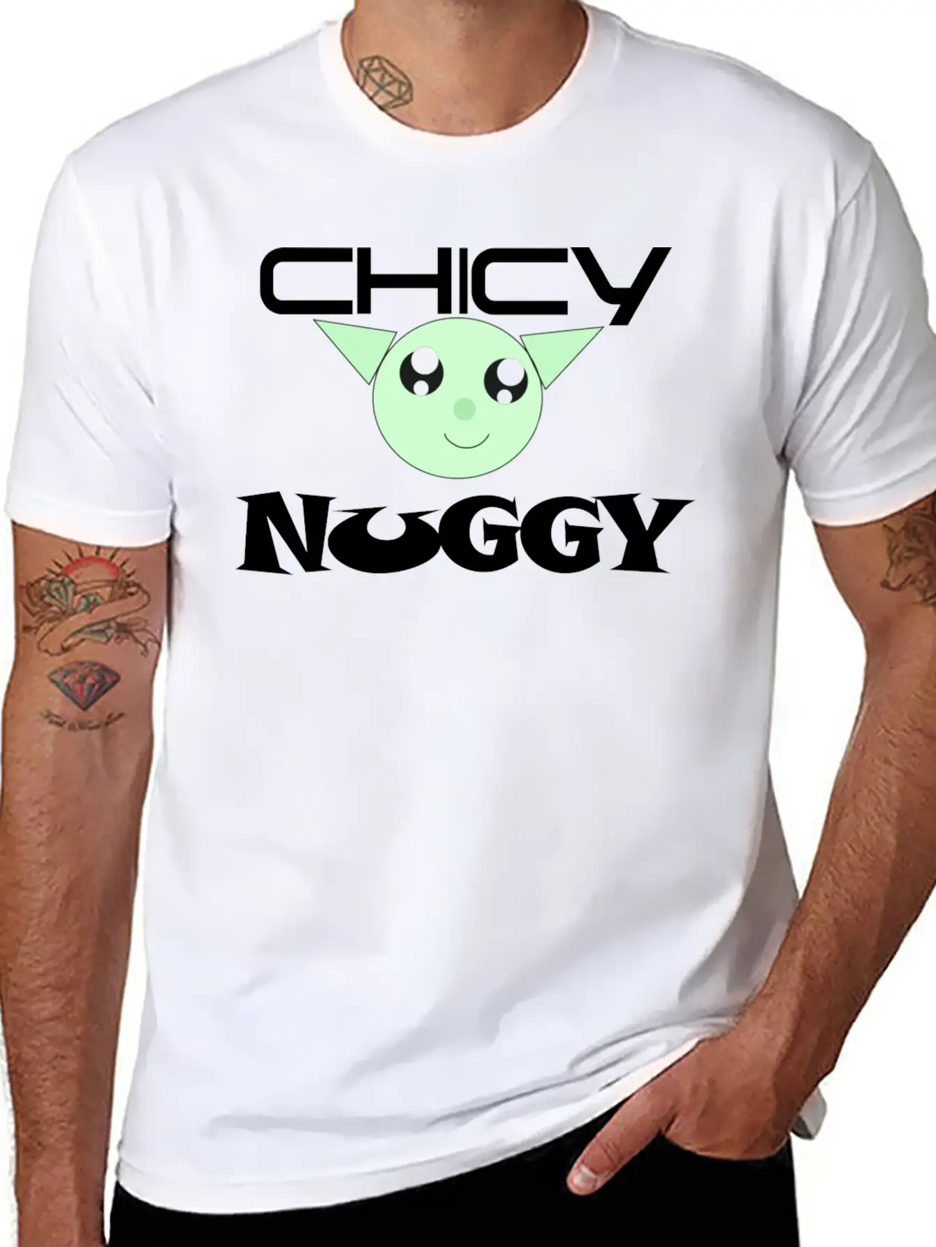 Chicky Nuggy Basic Graphic T-Shirt ¨C Daily Comfort In Soft Cotton