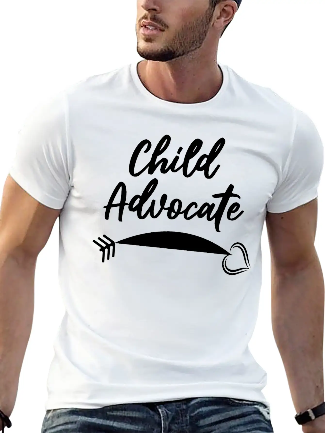 Child Advocate Child Abuse Awareness Basic Graphic T-Shirt ¨C Daily Comfort In Soft Cotton