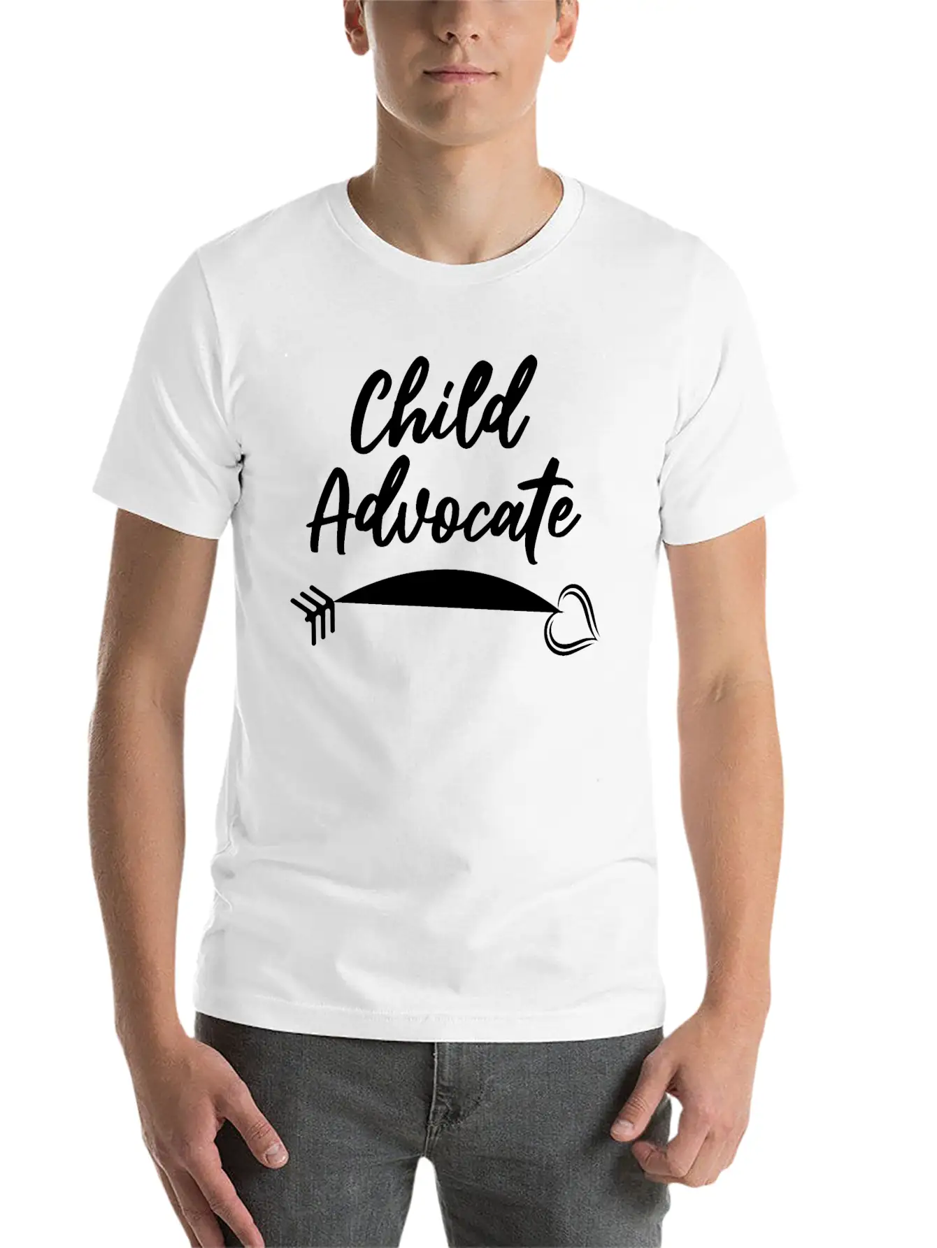 Child Advocate Child Abuse Awareness Basic Graphic T-Shirt ¨C Daily Comfort In Soft Cotton