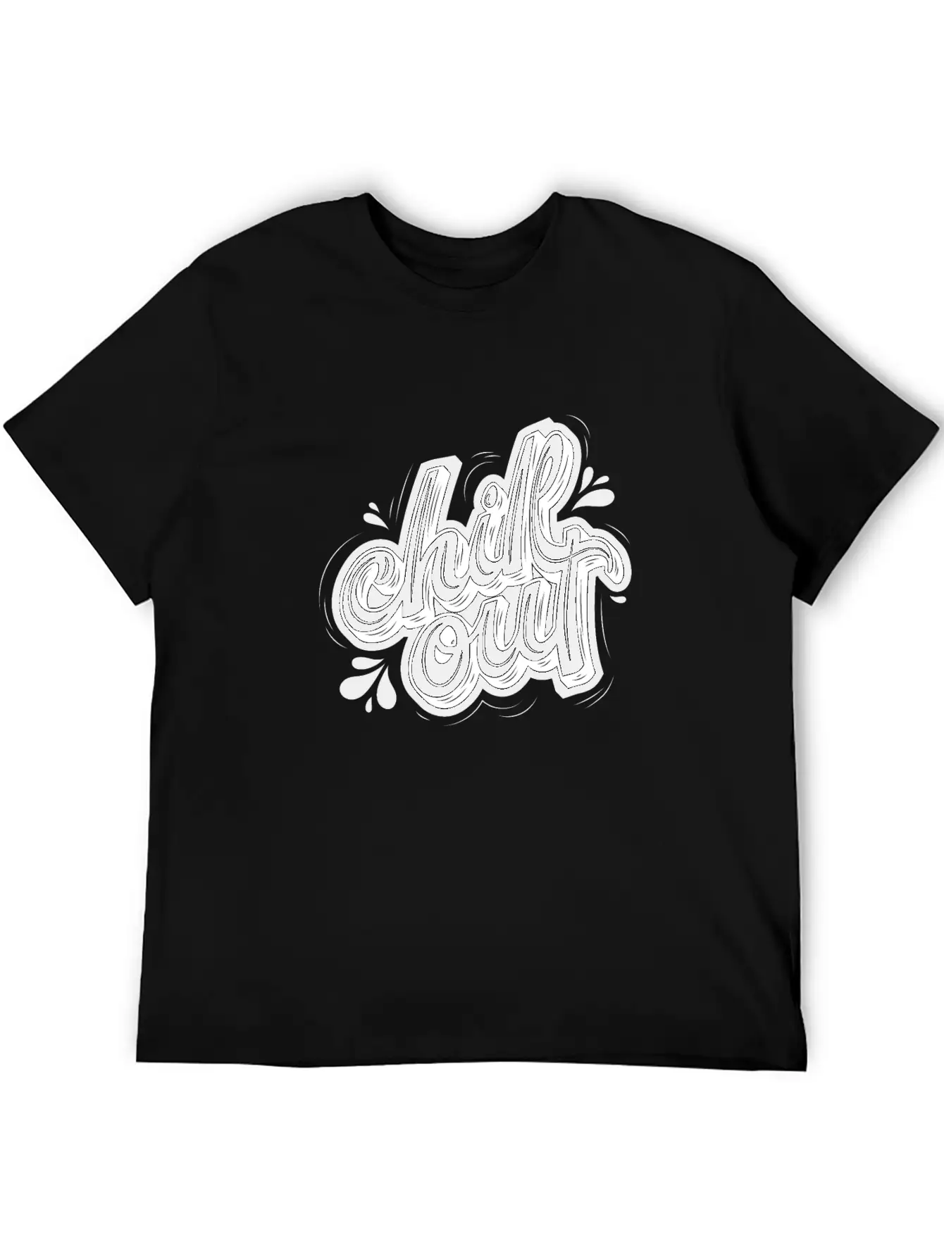 Chill Out Basic Graphic T-Shirt ¨C Daily Comfort In Soft Cotton