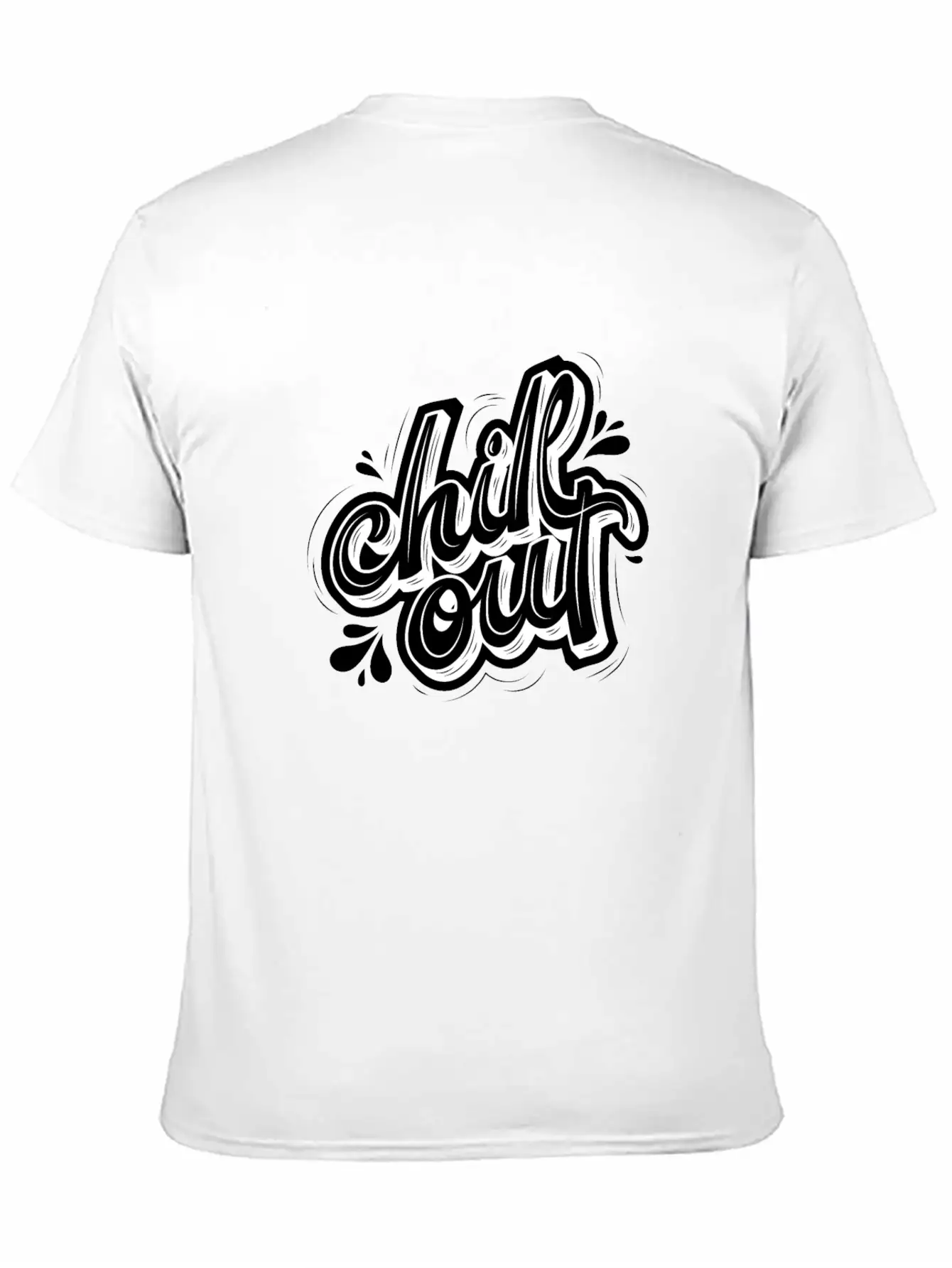 Chill Out Basic Graphic T-Shirt ¨C Daily Comfort In Soft Cotton
