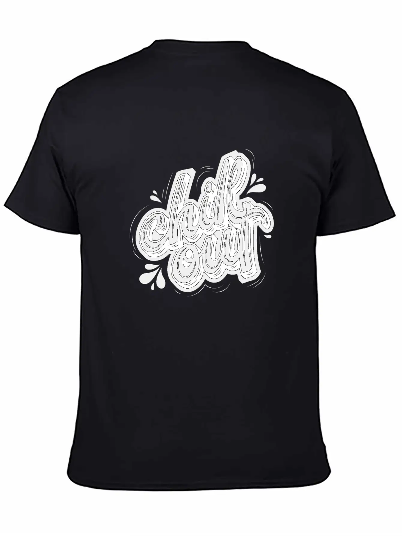 Chill Out Basic Graphic T-Shirt ¨C Daily Comfort In Soft Cotton