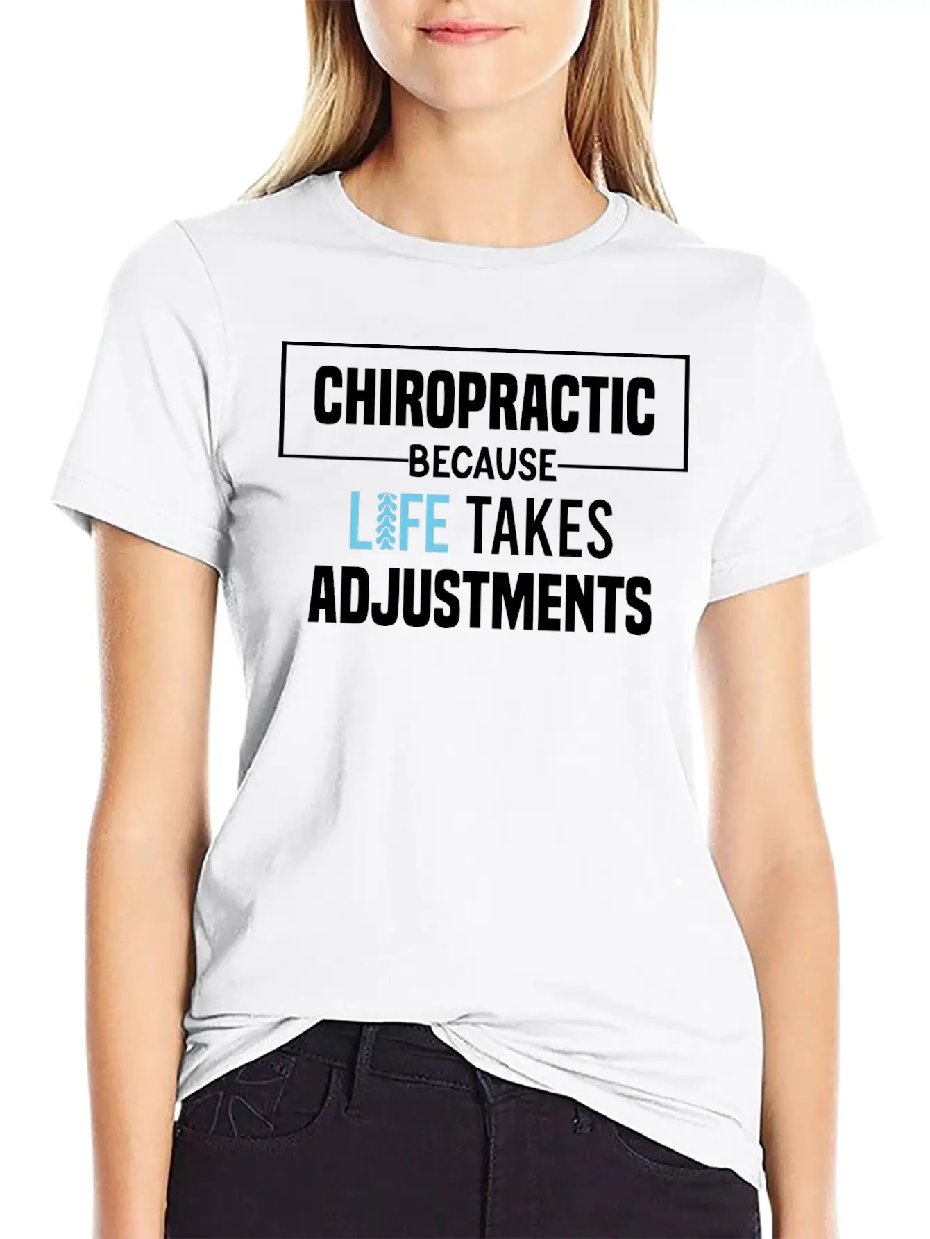 Chiropractic Because Life Takes Adjustments Soft Cotton Short Sleeve Tee ¨C Unisex Wardrobe Staple