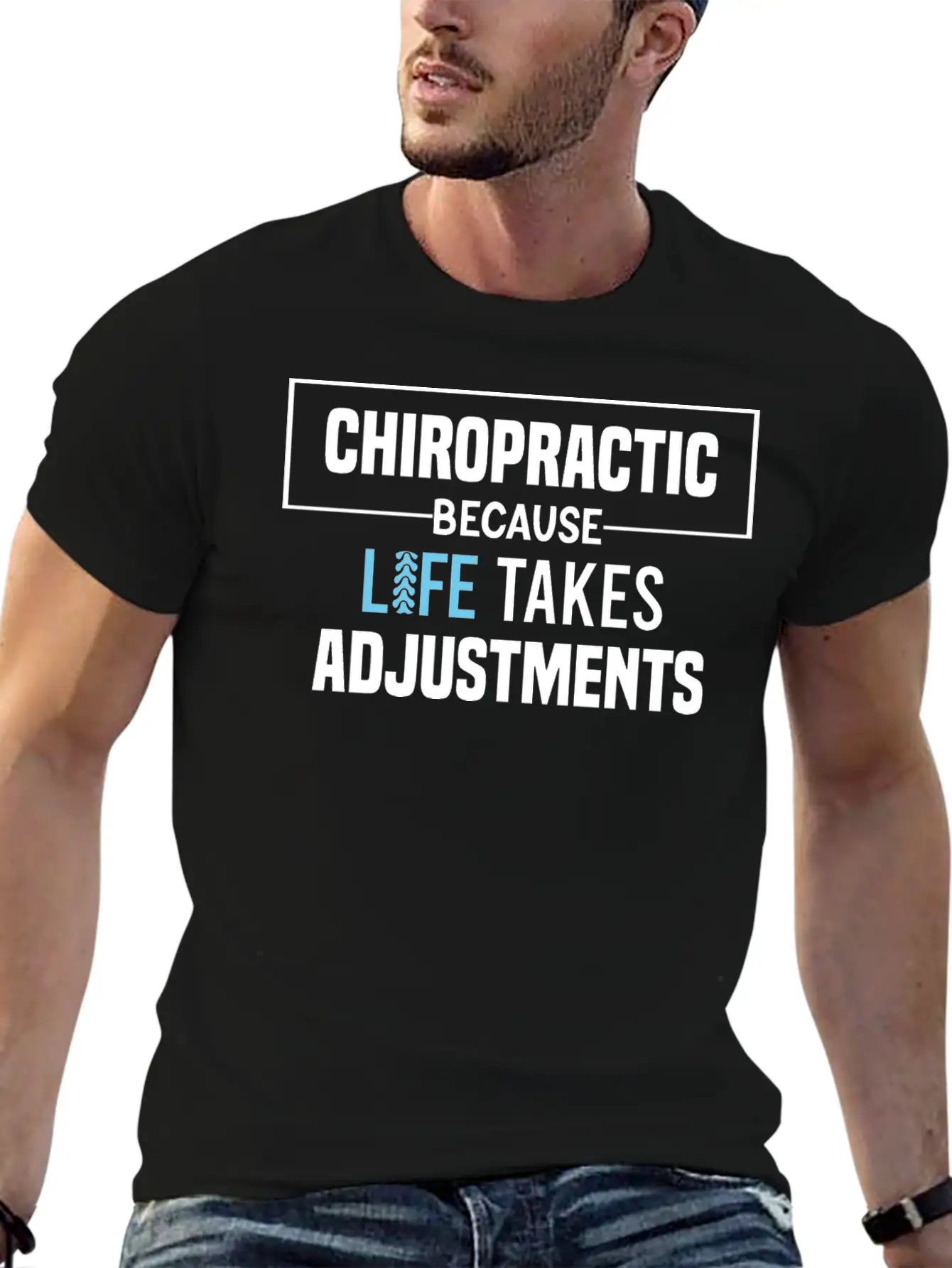 Chiropractic Because Life Takes Adjustments Soft Cotton Short Sleeve Tee ¨C Unisex Wardrobe Staple