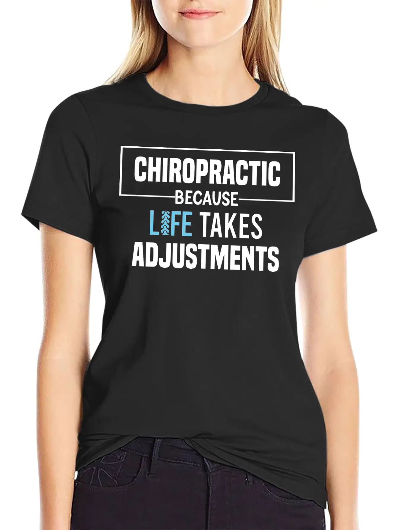 Chiropractic Because Life Takes Adjustments Soft Cotton Short Sleeve Tee ¨C Unisex Wardrobe Staple