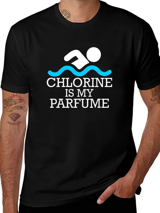 Chlorine Is My Perfume Essential Cotton Tee For Daily Outfits ¨C Unisex Style