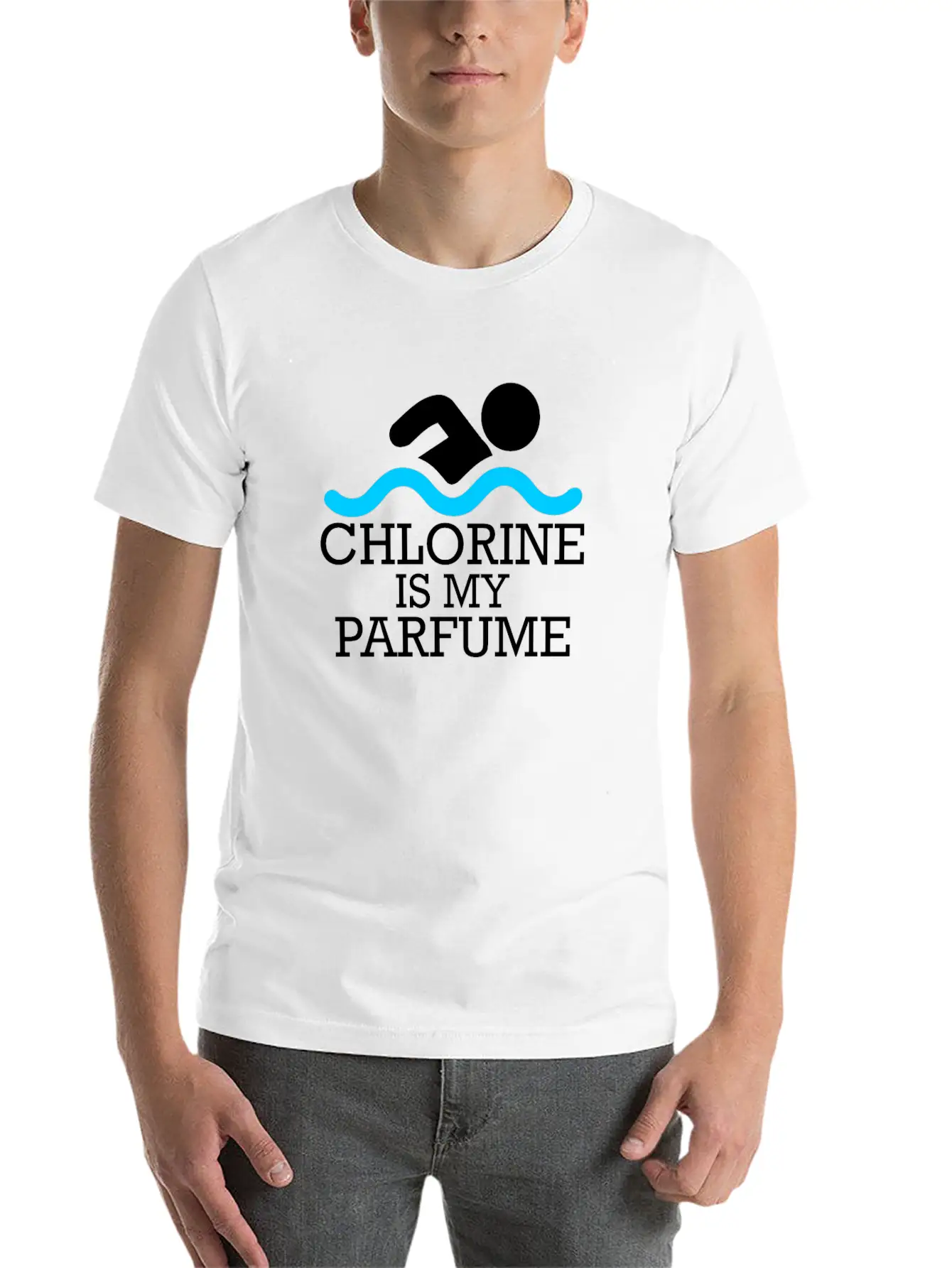 Chlorine Is My Perfume Essential Cotton Tee For Daily Outfits ¨C Unisex Style