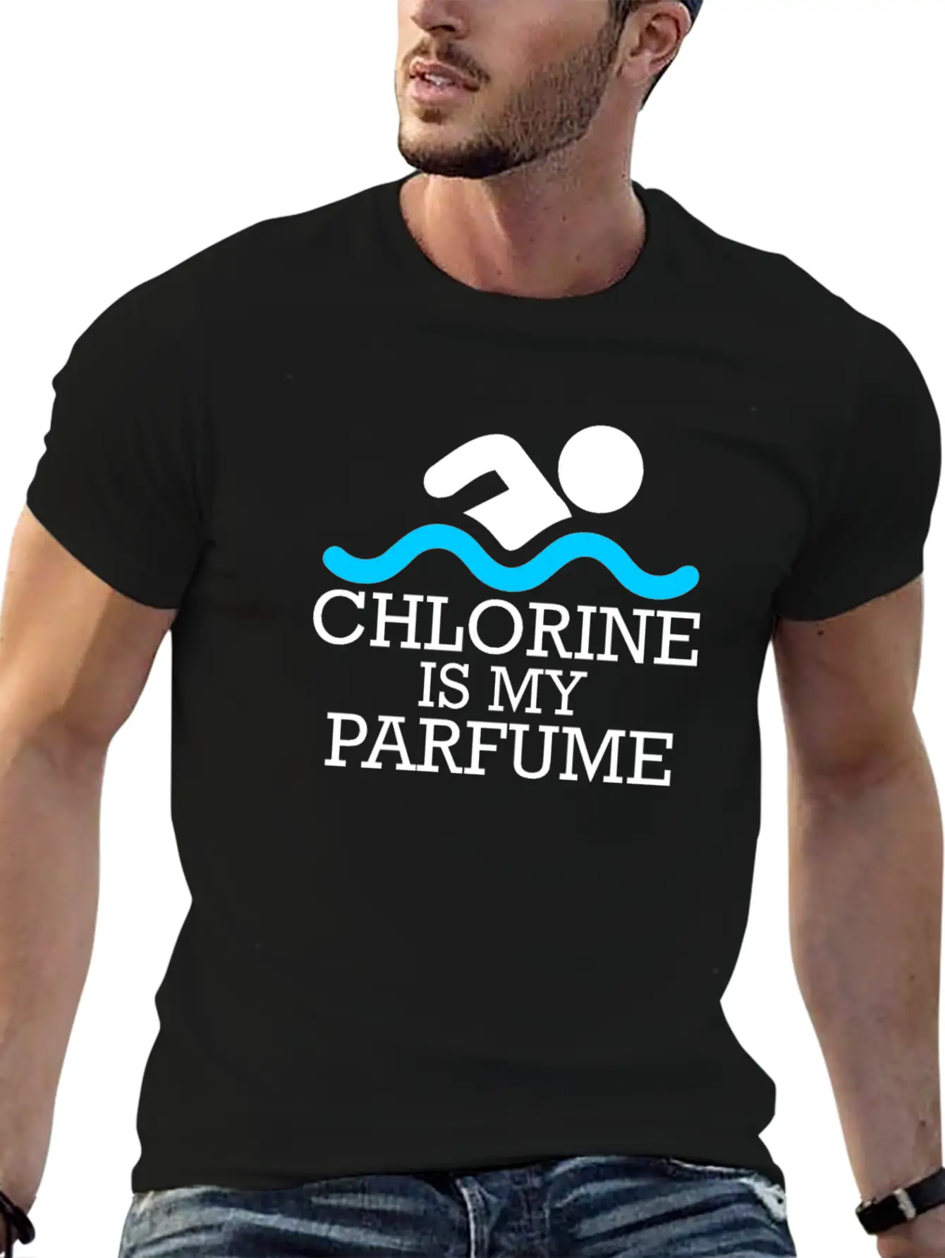 Chlorine Is My Perfume Essential Cotton Tee For Daily Outfits ¨C Unisex Style