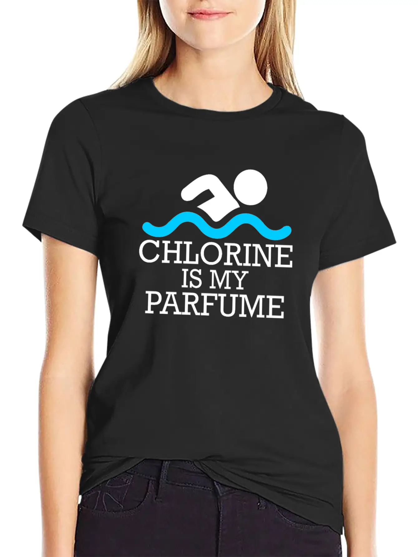 Chlorine Is My Perfume Essential Cotton Tee For Daily Outfits ¨C Unisex Style