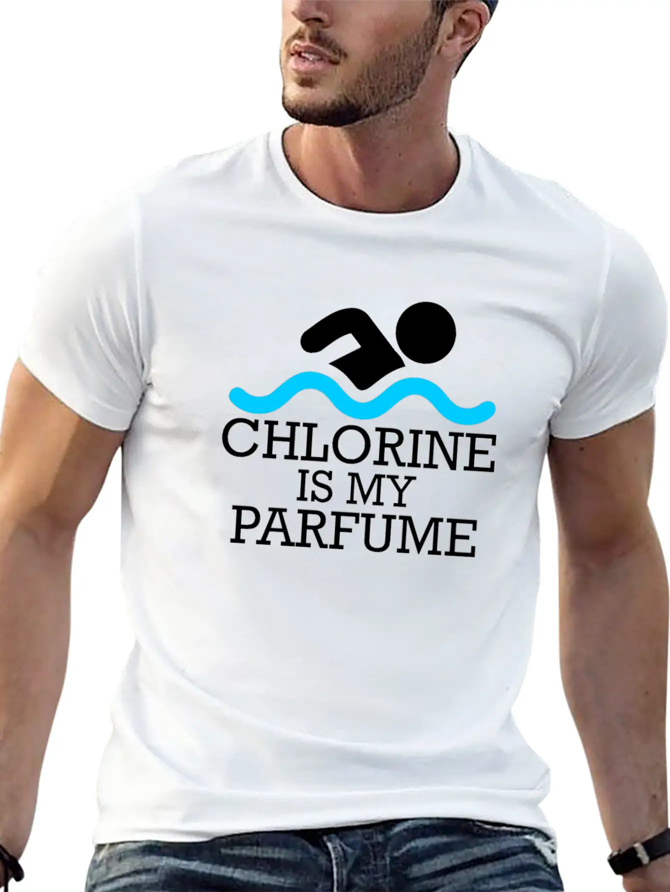 Chlorine Is My Perfume Essential Cotton Tee For Daily Outfits ¨C Unisex Style