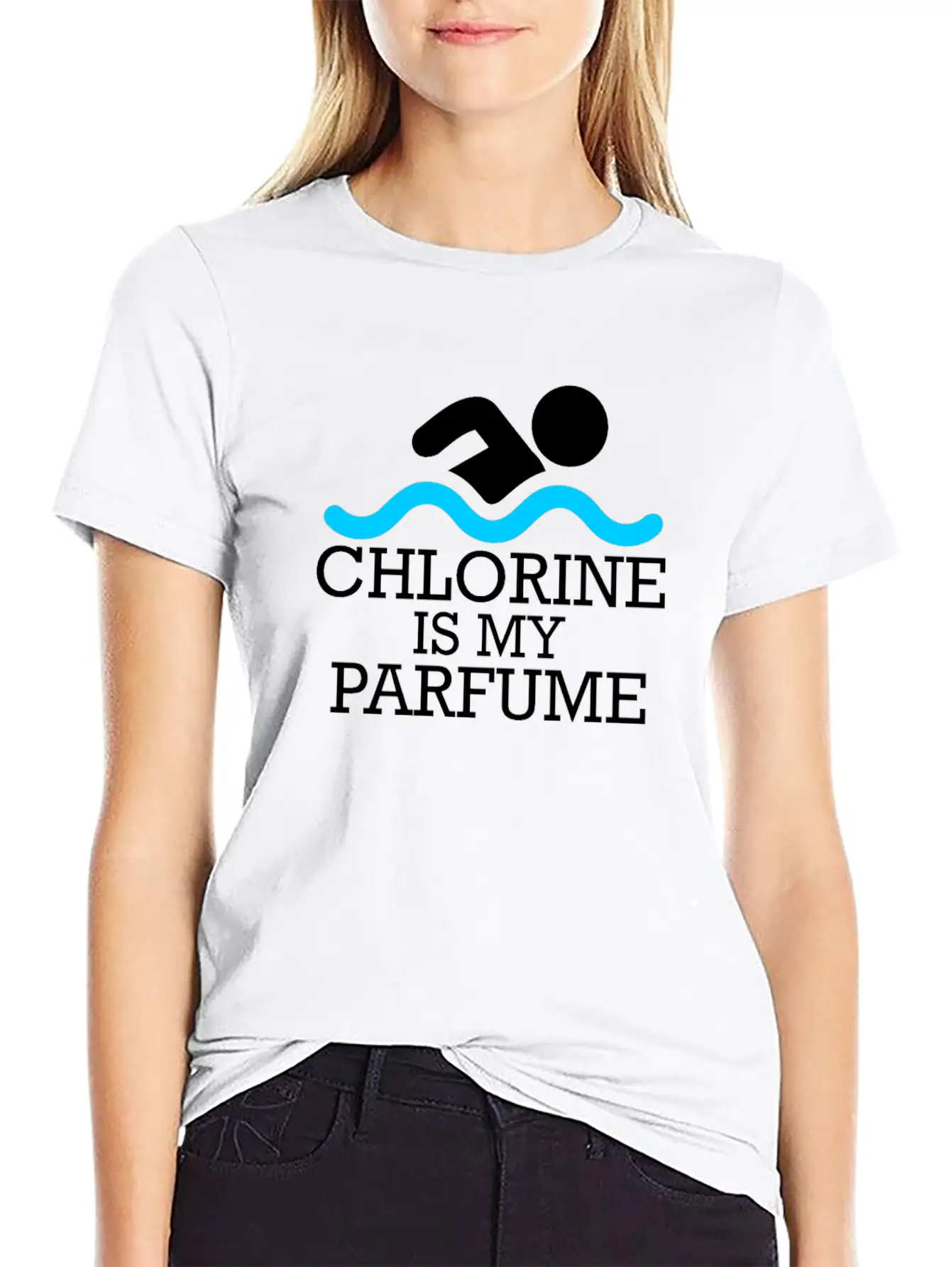 Chlorine Is My Perfume Essential Cotton Tee For Daily Outfits ¨C Unisex Style