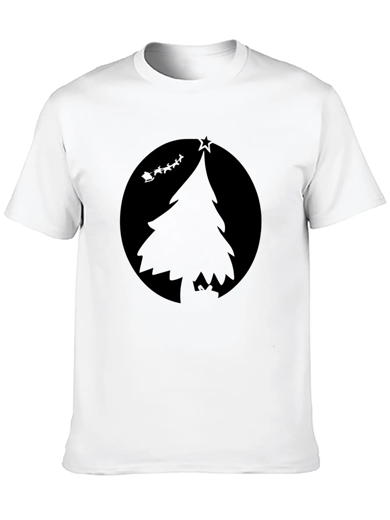 Christmas Night Basic Graphic T-Shirt ¨C Daily Comfort In Soft Cotton