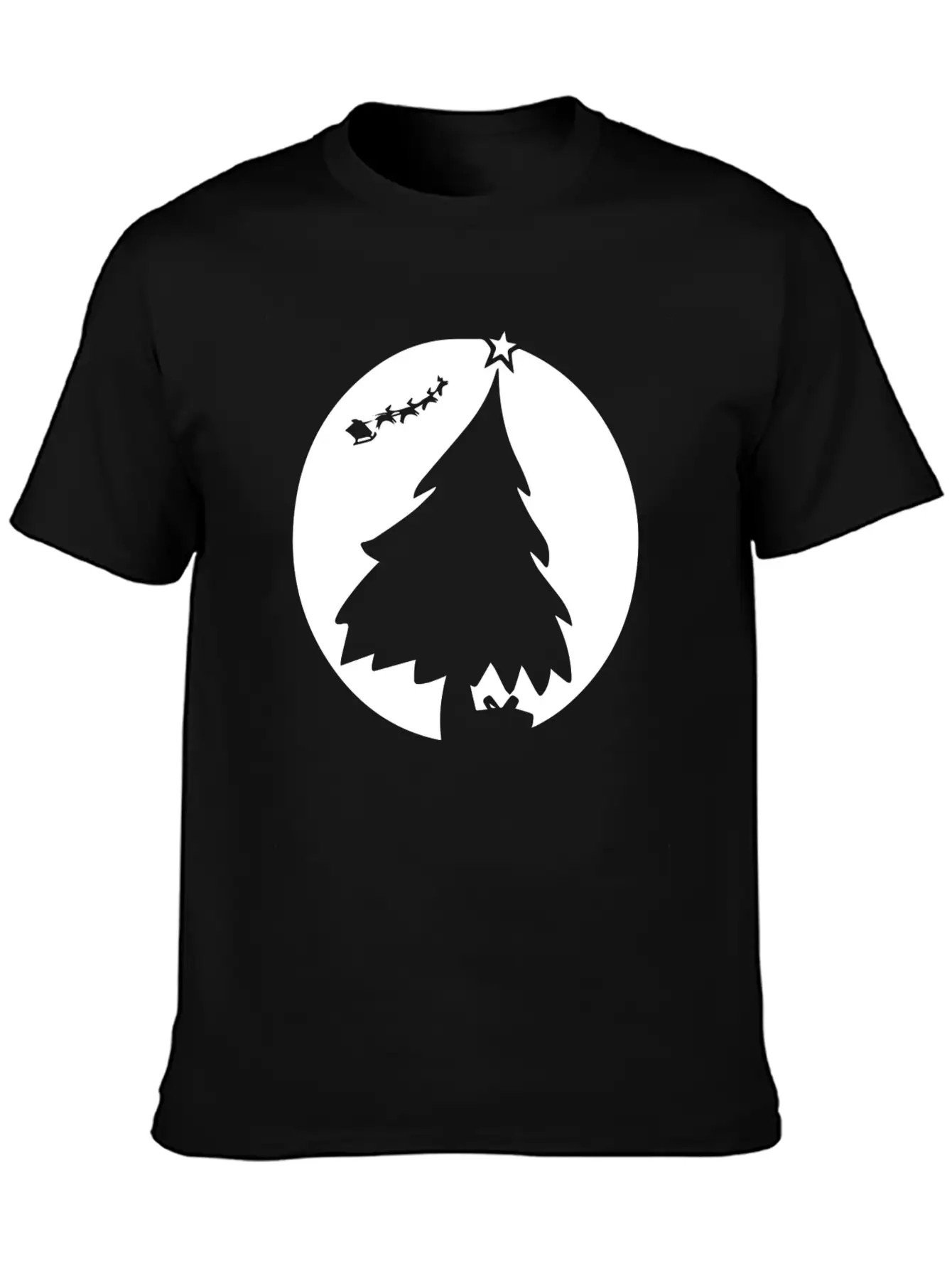 Christmas Night Basic Graphic T-Shirt ¨C Daily Comfort In Soft Cotton