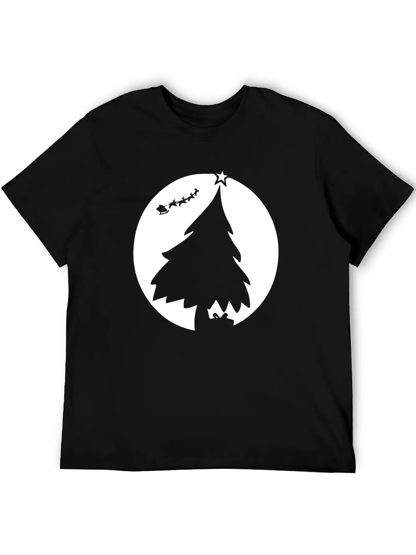 Christmas Night Basic Graphic T-Shirt ¨C Daily Comfort In Soft Cotton
