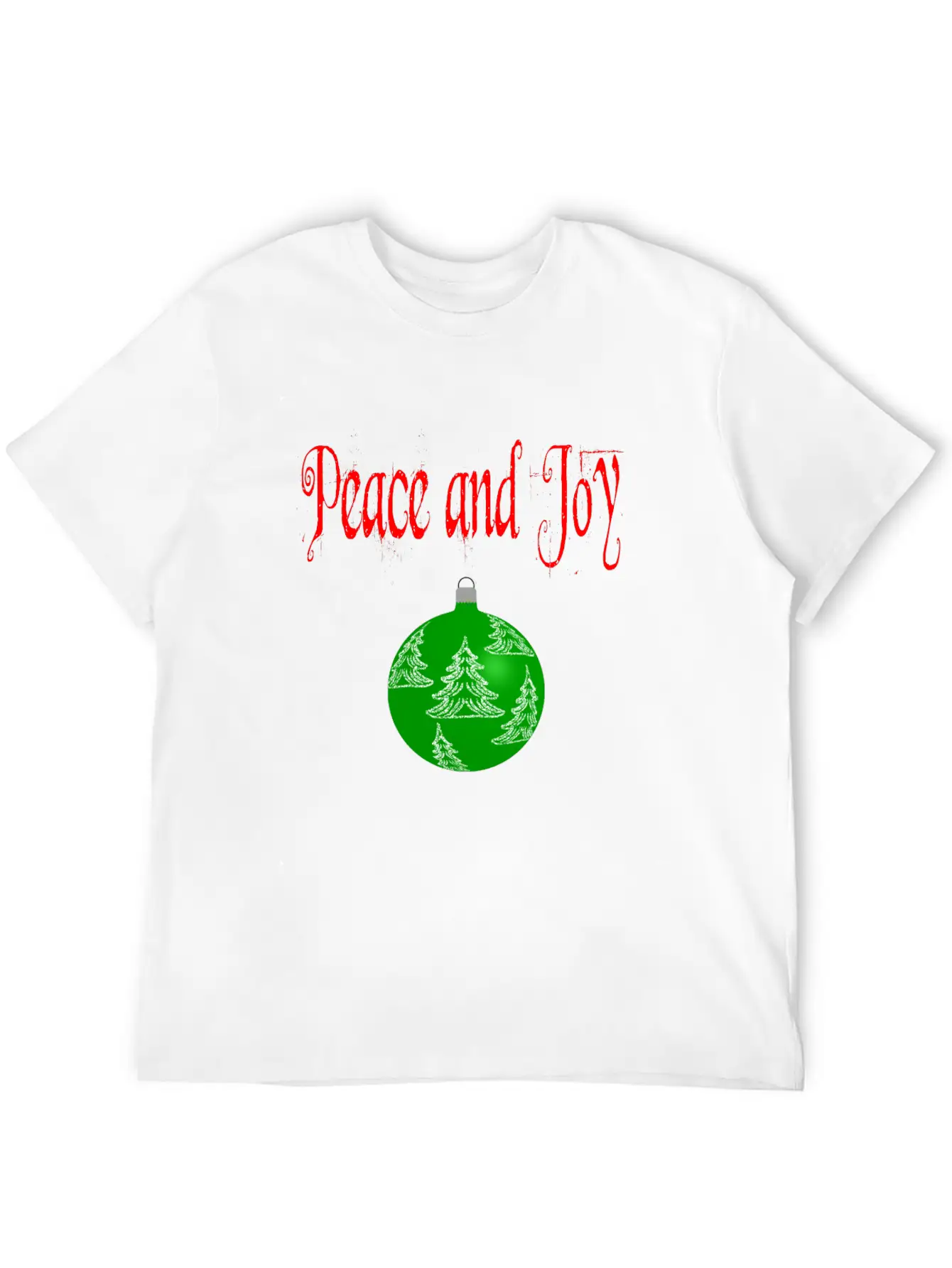 Christmas Peace And Joy Basic Graphic T-Shirt ¨C Daily Comfort In Soft Cotton