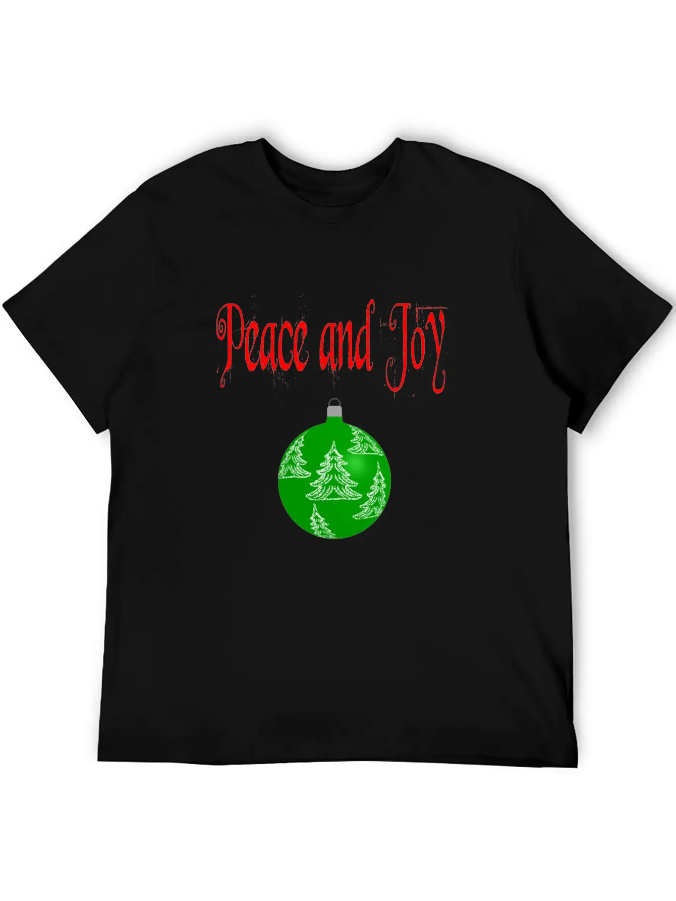 Christmas Peace And Joy Basic Graphic T-Shirt ¨C Daily Comfort In Soft Cotton