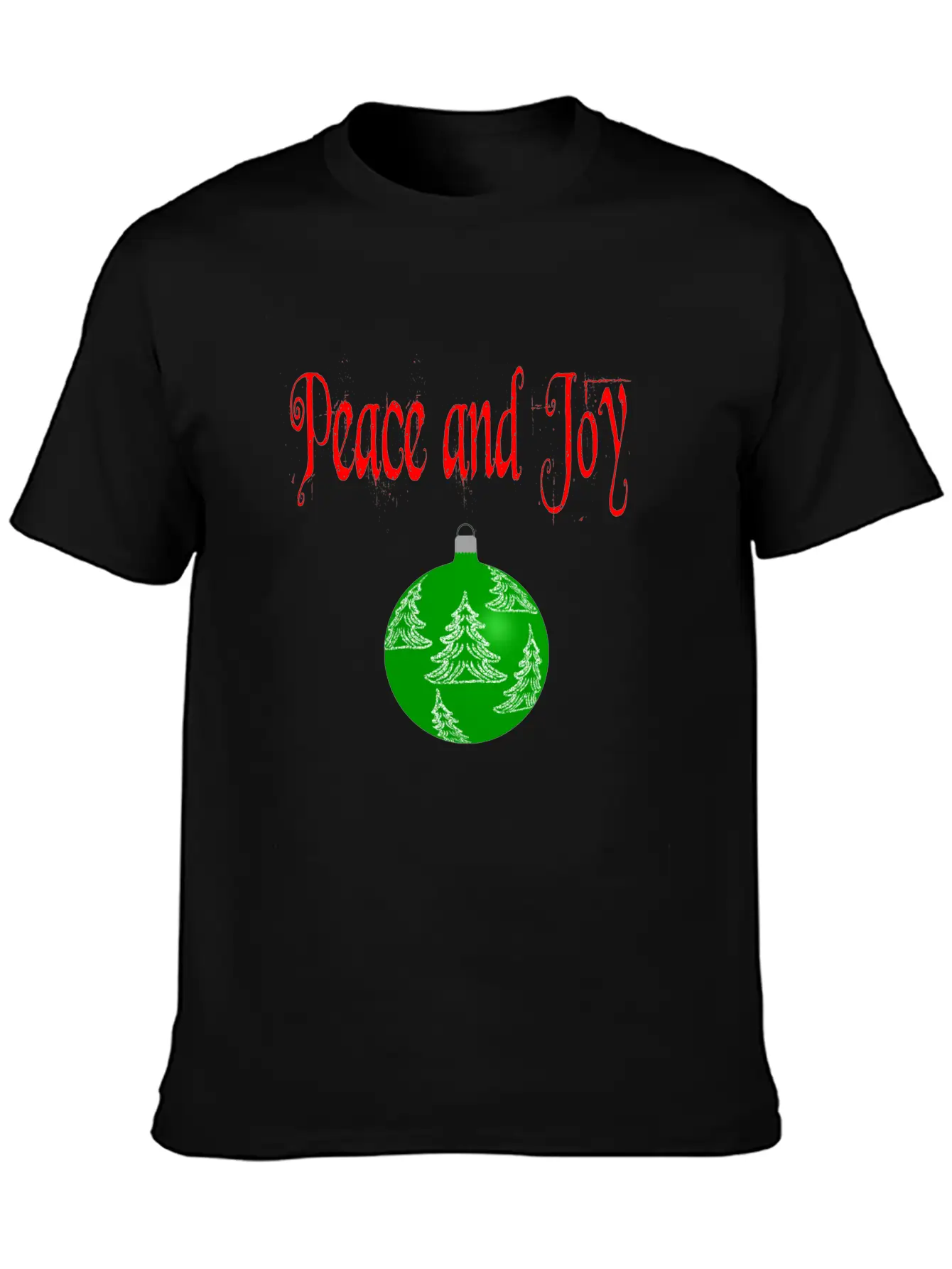 Christmas Peace And Joy Basic Graphic T-Shirt ¨C Daily Comfort In Soft Cotton
