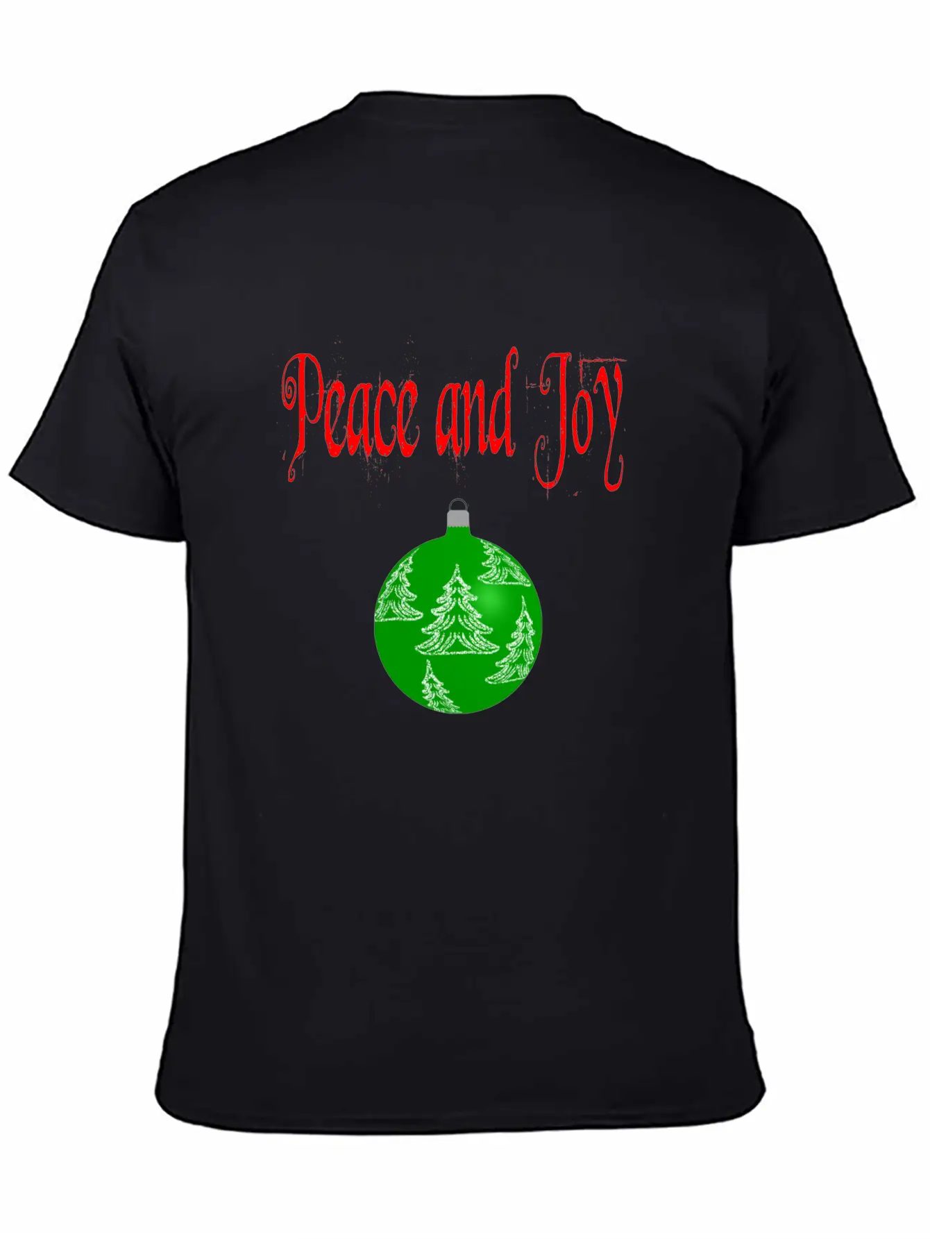 Christmas Peace And Joy Basic Graphic T-Shirt ¨C Daily Comfort In Soft Cotton