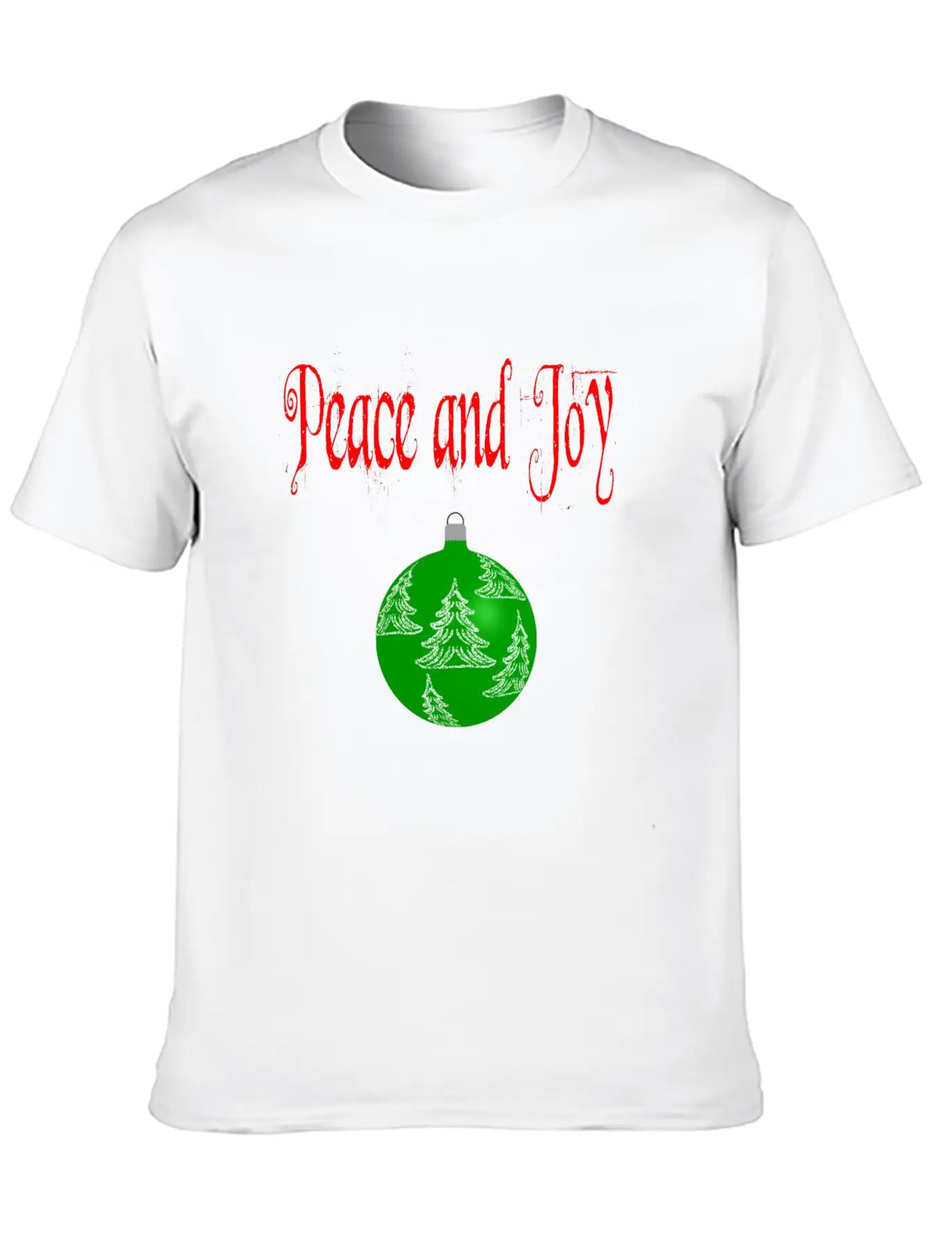 Christmas Peace And Joy Basic Graphic T-Shirt ¨C Daily Comfort In Soft Cotton