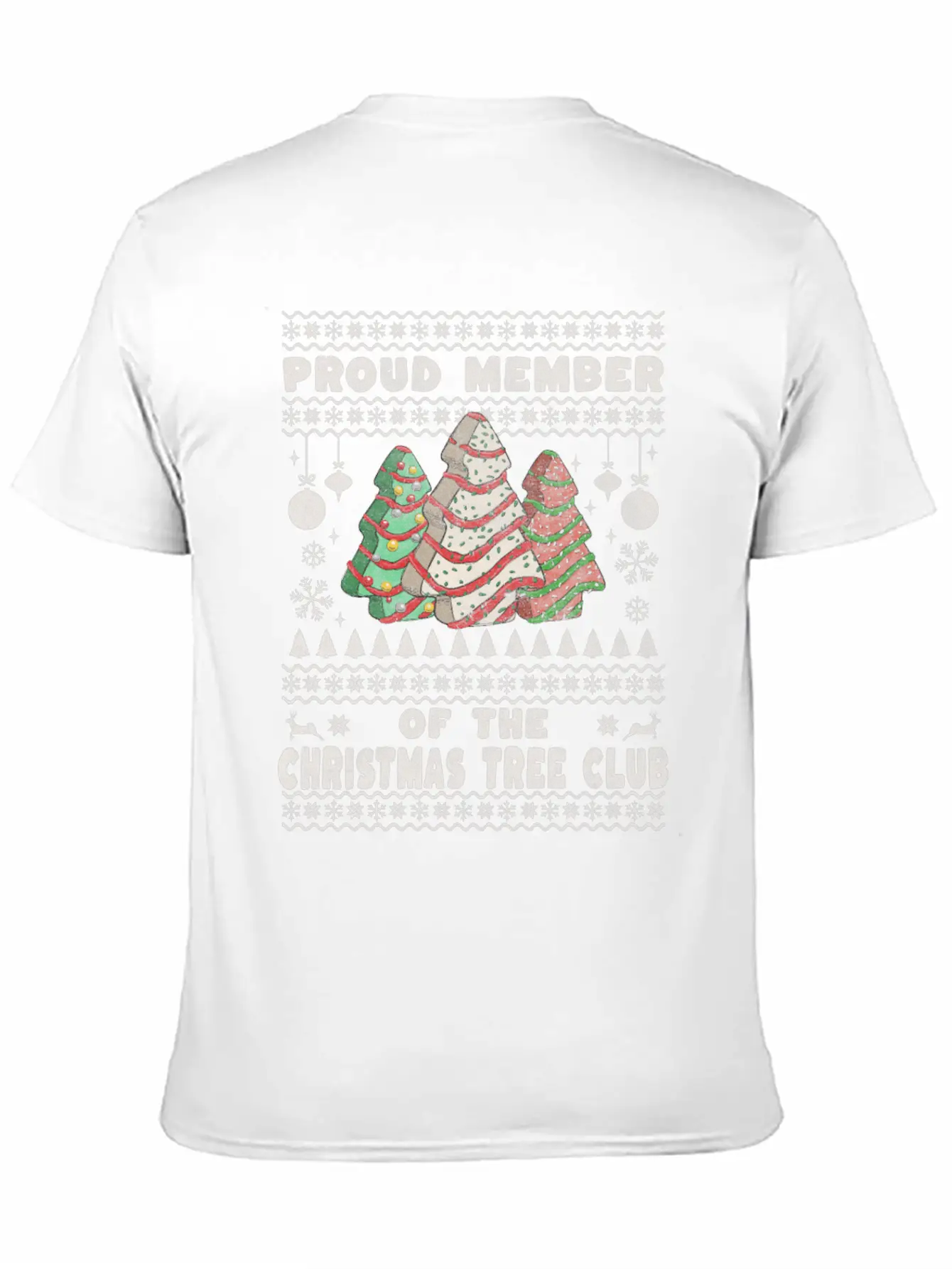 Christmas Tree Cake Club Basic Graphic T-Shirt ¨C Daily Comfort In Soft Cotton
