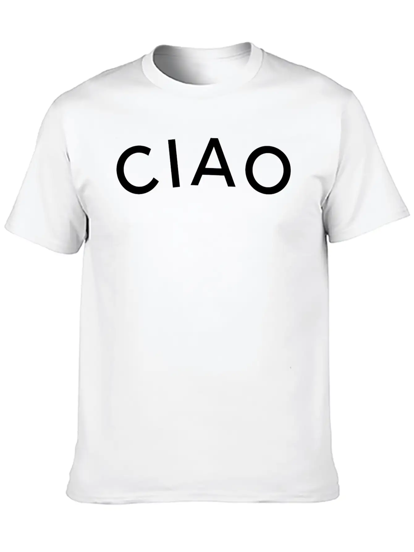 Ciao Cute Italian Hello Saying Soft Cotton Short Sleeve Tee ¨C Unisex Wardrobe Staple
