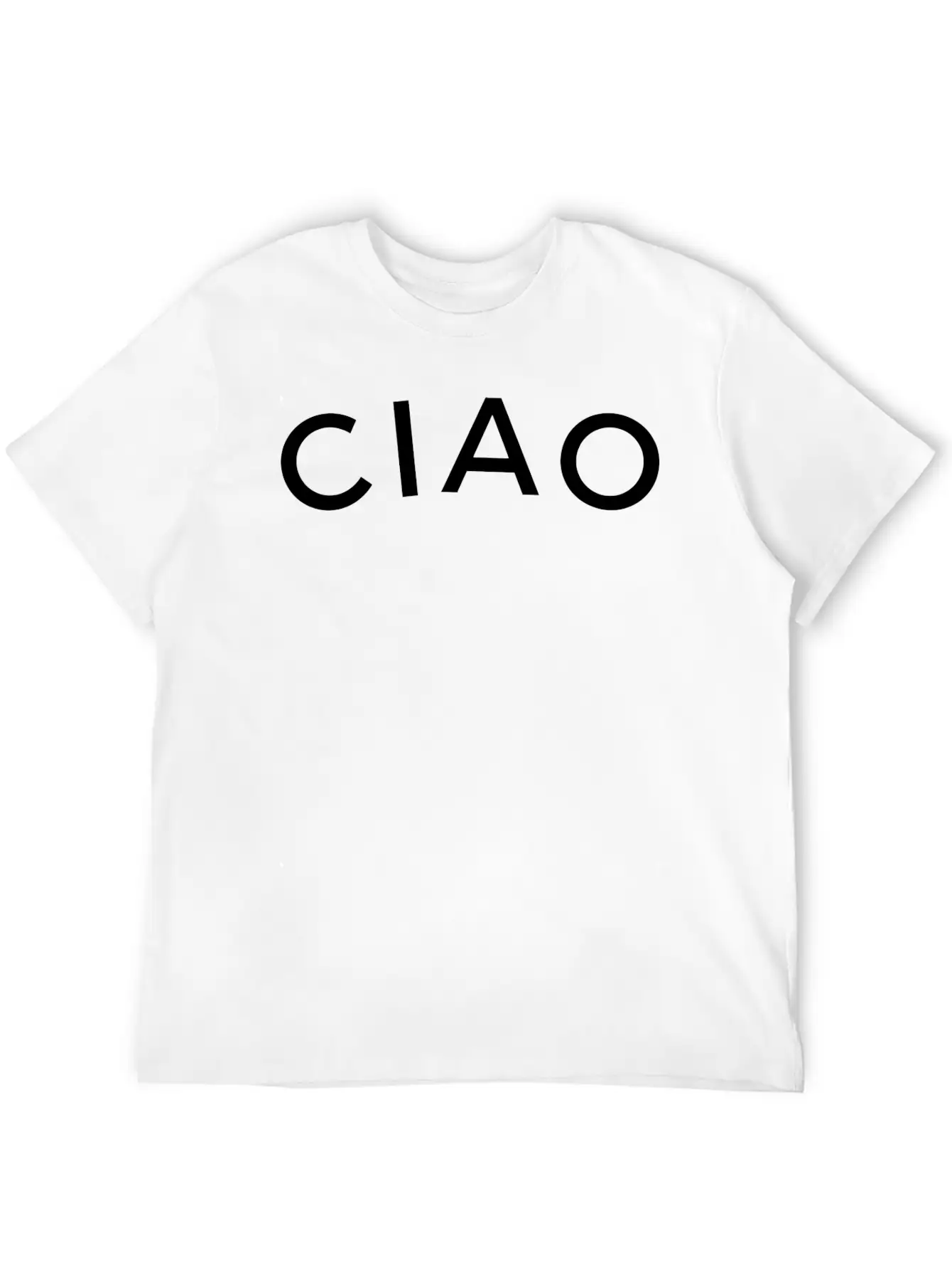 Ciao Cute Italian Hello Saying Soft Cotton Short Sleeve Tee ¨C Unisex Wardrobe Staple