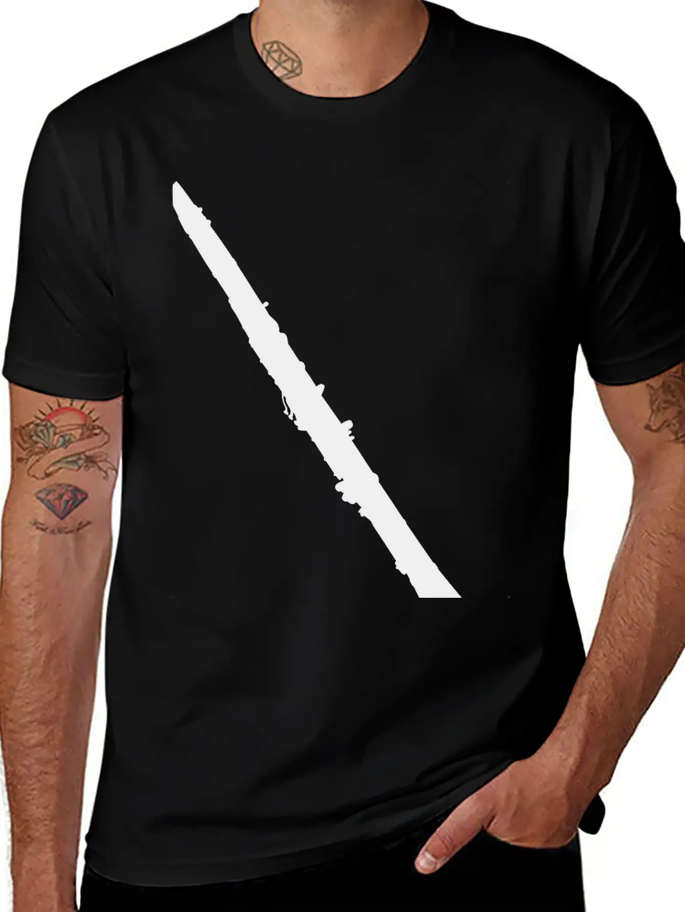 Clarinet Essential Cotton Tee For Daily Outfits ¨C Unisex Style
